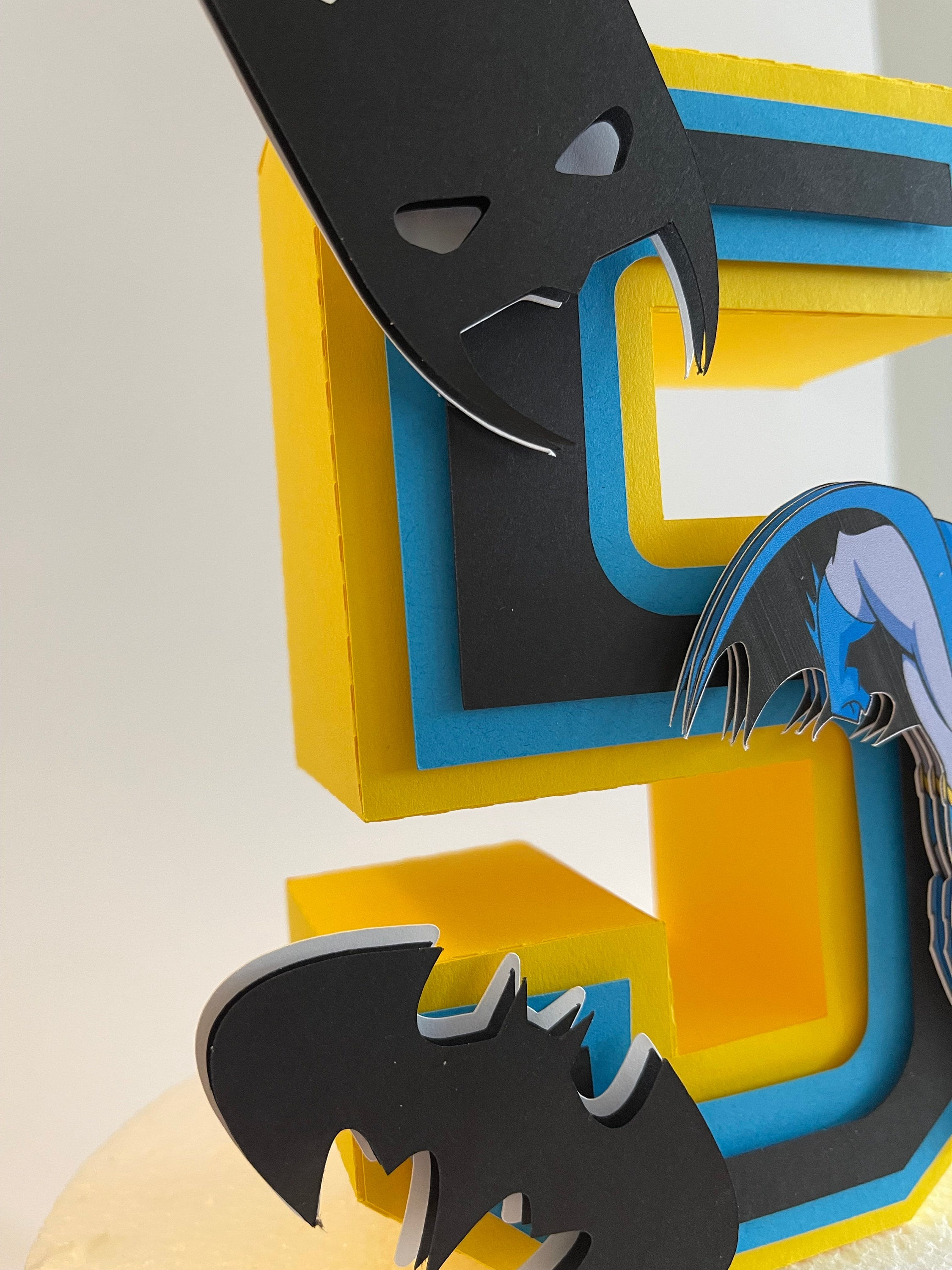 Wallpaper #zBlXII8BtGB6xQ789n1z2 Batman Number 3D Number 3D Batman Party Batman Birthday Etsy