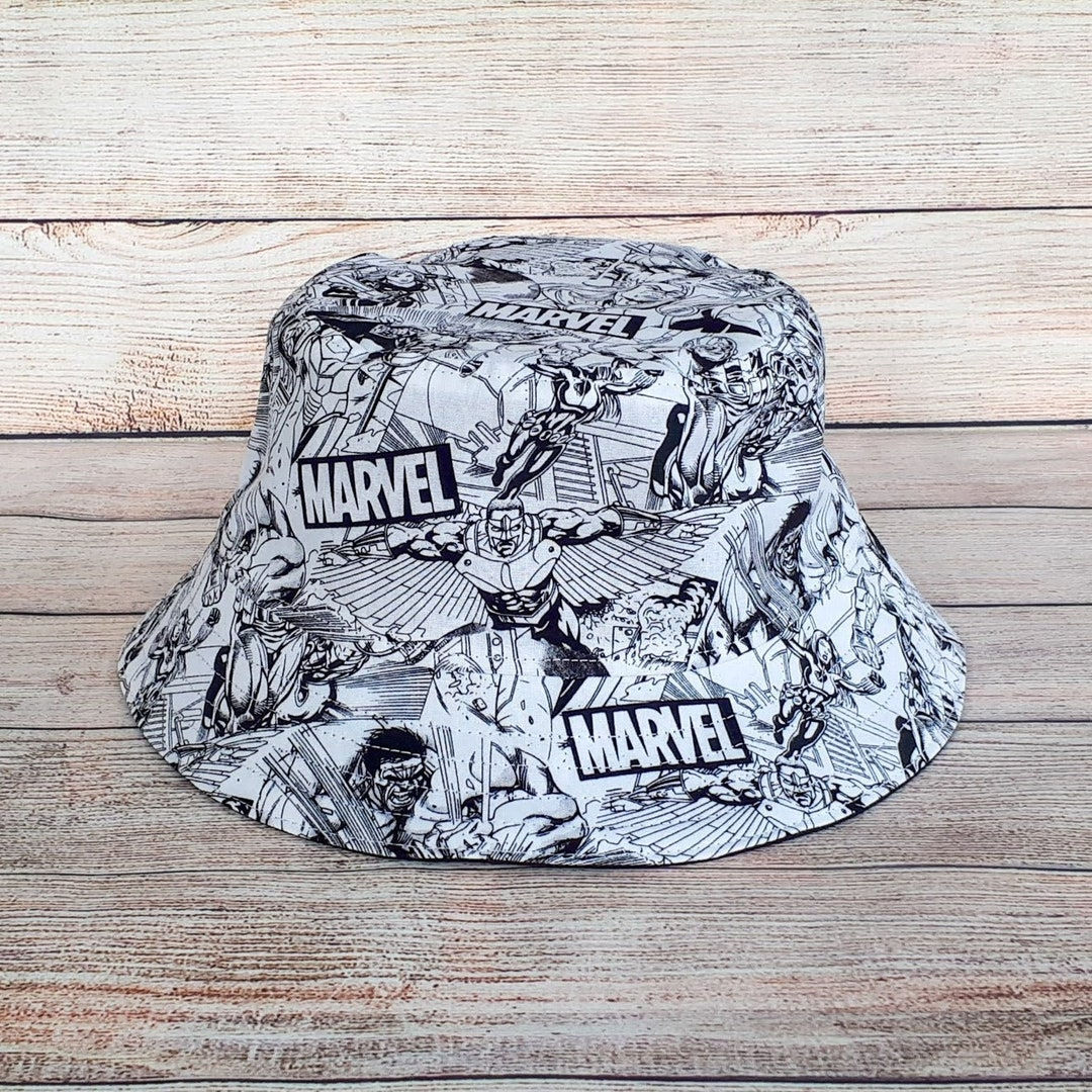 Wallpaper #NhVONpMB-CQNECa2WCcq32 Adult Bucket Hat Superhero Hat Avengers Reversible Hat Cotton Hat