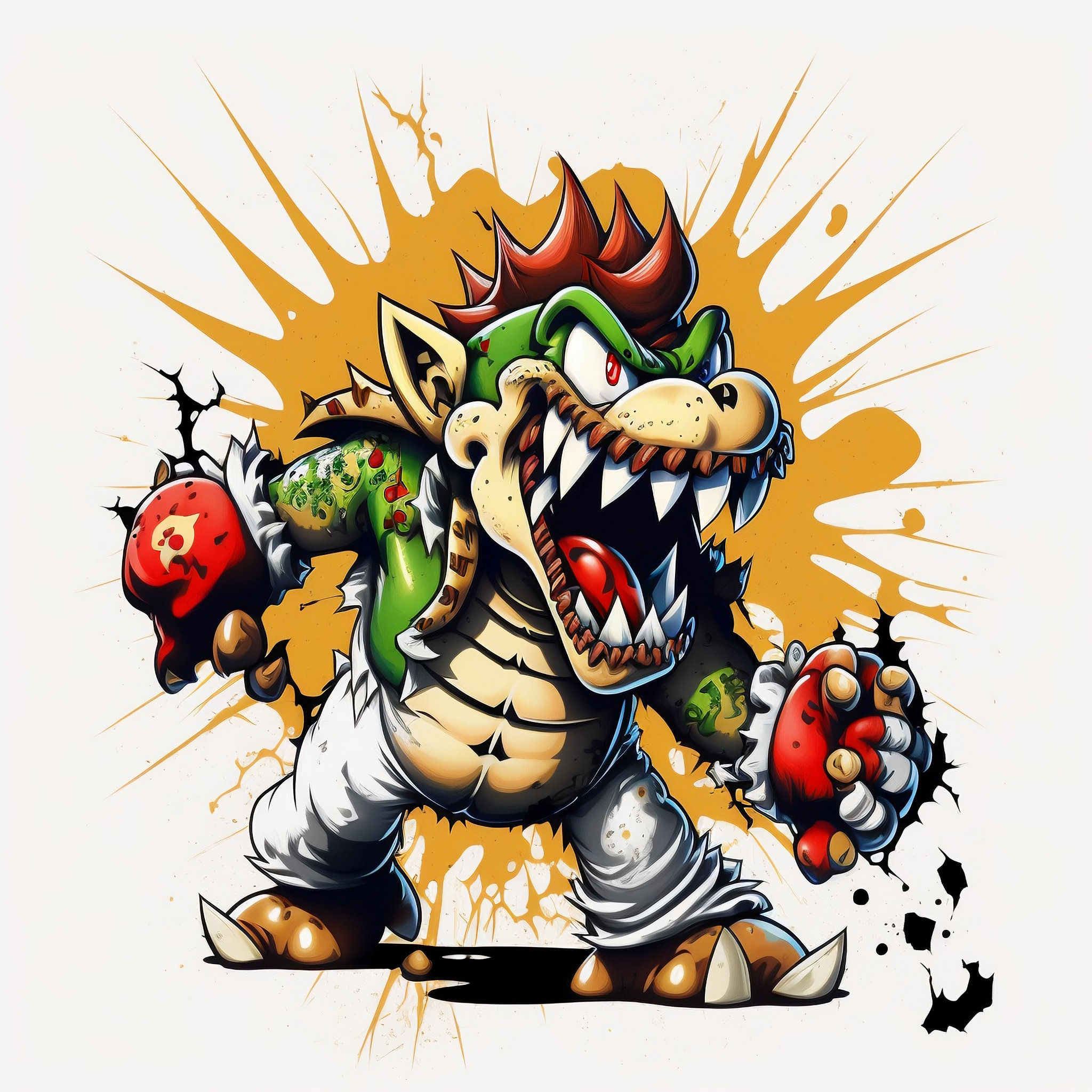 Wallpaper #8c6vJZMB71dOy6JZMRQu269 Super Mario Brothers Bowser Mario Luigi Zombie Png Gamer Life