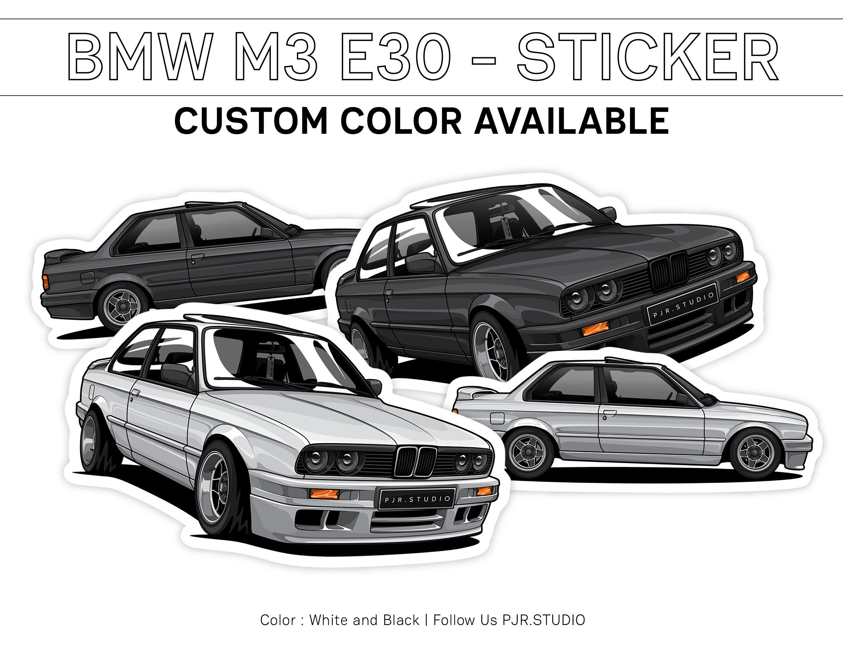 Wallpaper #9QPSZZMBpyOg8YnEWtm764 Stickers BMW M3 E30 Car Sticker Car Lover Best Gift Car Etsy Canada