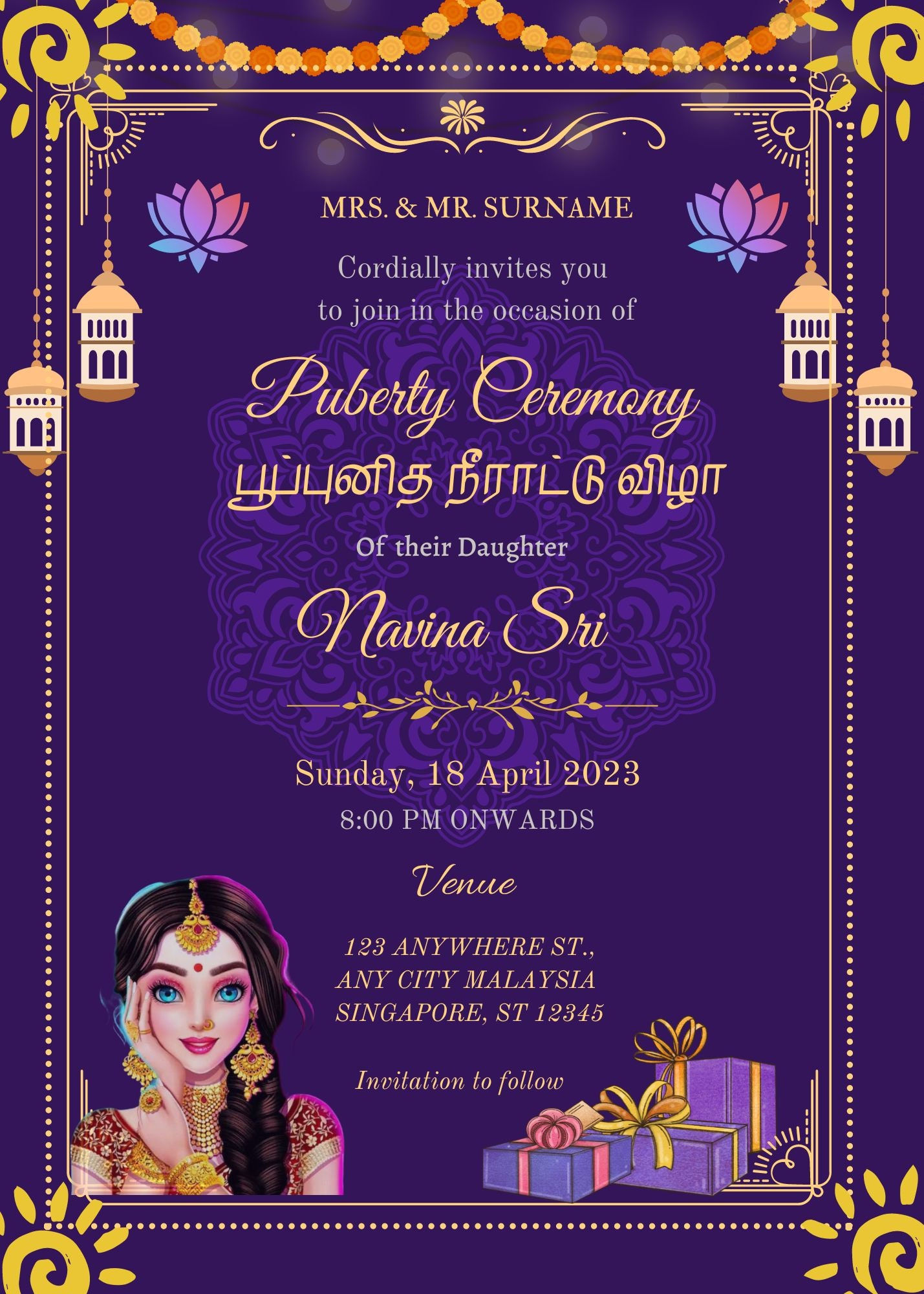 Wallpaper #e81e1 Engagement Invitation Card Download Shaadi Vibes