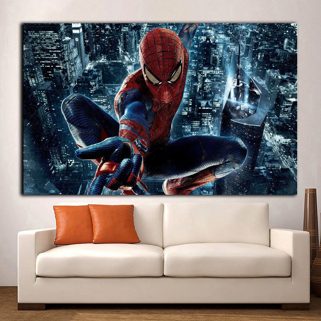 Wallpaper #EGiVFpMBSpphPi3-6QxI29 Spider Man Poster Super Hero Poster Spiderman Canvas Wall Art