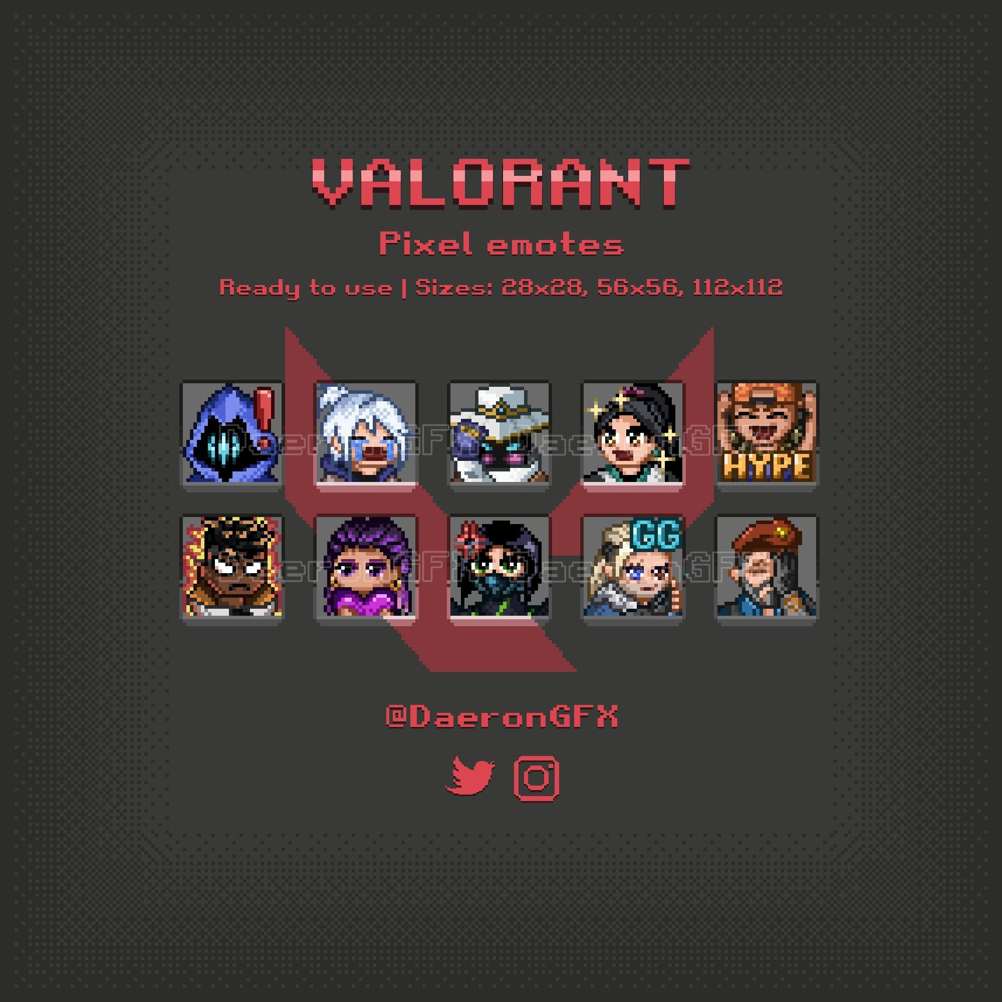 Wallpaper #7kDhMJMBJhL2WPbaj8PZ146 Valorant Pixel Art Twitch Emotes Discord Emotes Pack Etsy Canada
