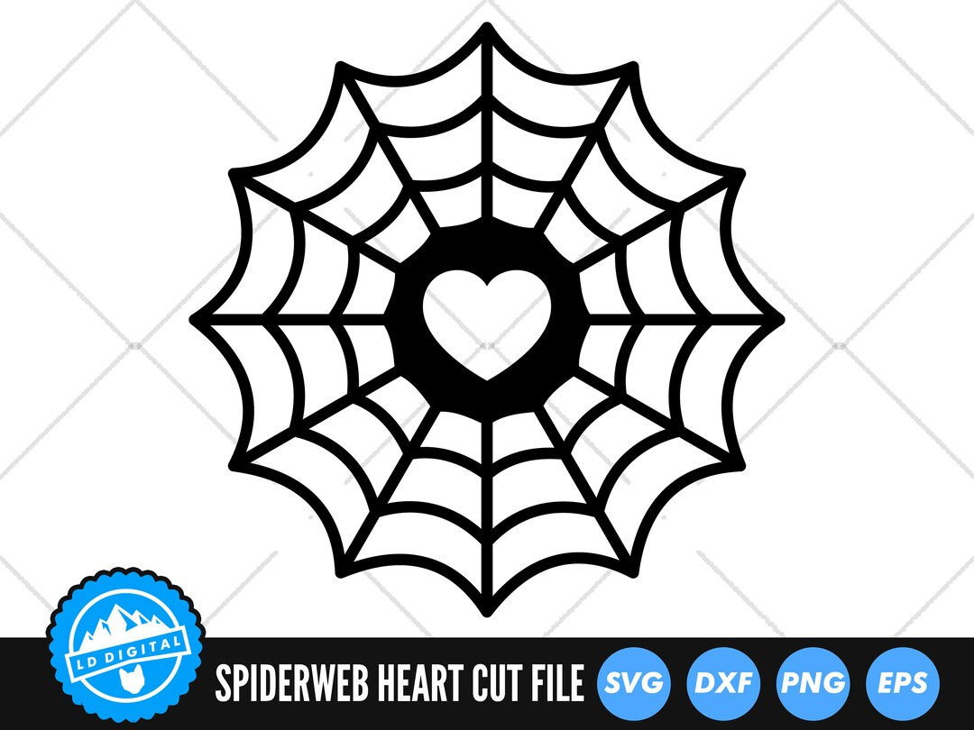 Wallpaper #7v_Ka5MB3lSXT3zUneiq149 Spider Web Heart Svg Files Halloween Svg Cut Files Etsy