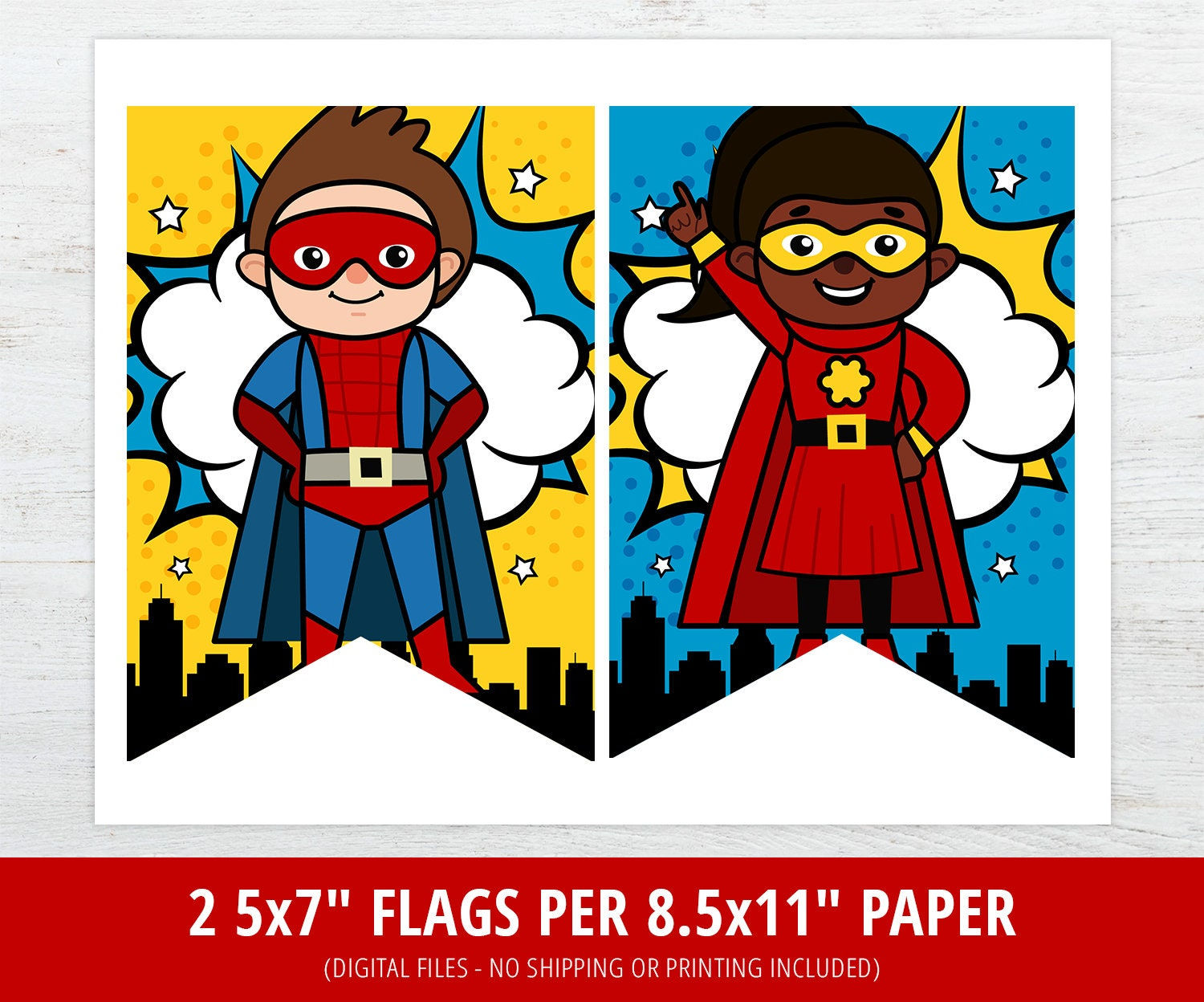 Wallpaper #mTEHNpMB5zzyi_yYhFhv4 Superhero Birthday Banner Printable Superhero Birthday Etsy