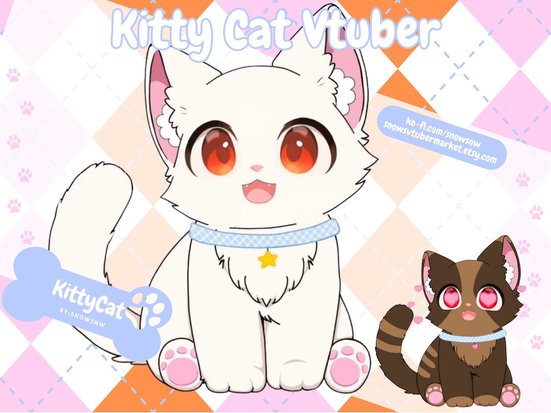 Wallpaper #82bd5 Customizable Cat Vtuber Model Multiple Cat Breeds Emotions Assets