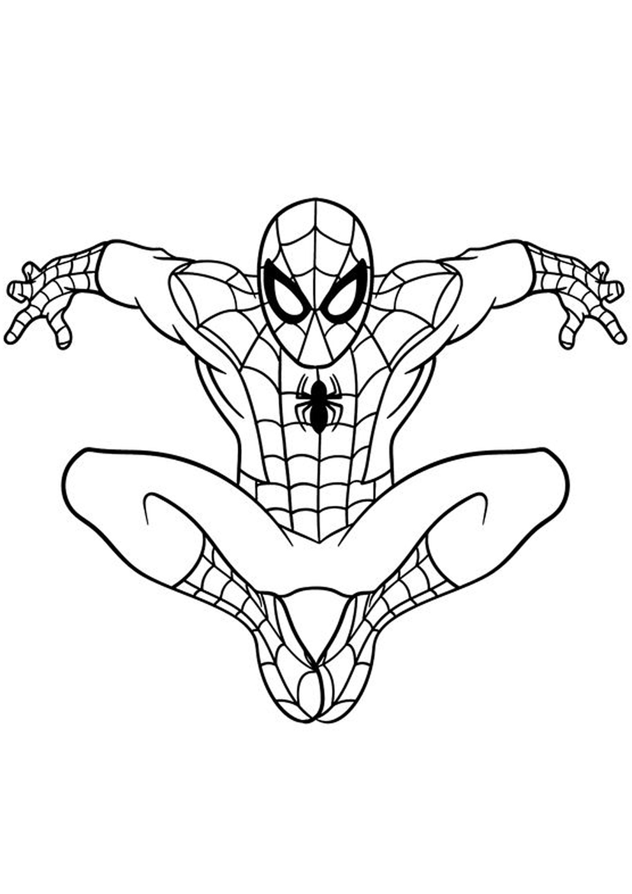 Wallpaper #0neeJ5MB-pgBXx603KZG202 Spiderman Coloring Pages Printable for Kids