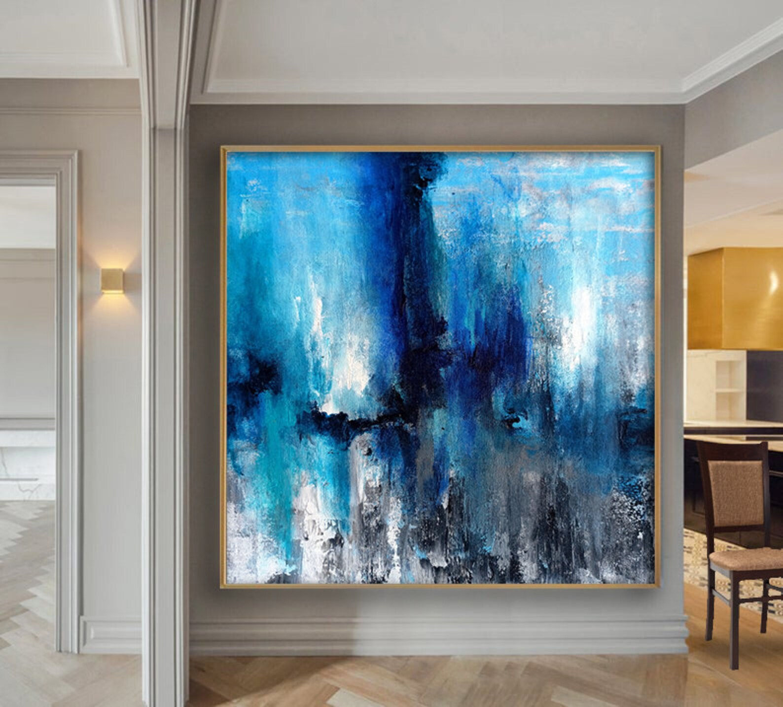Wallpaper #2hn-IY8BtGB6xQ78toCO47 Abstract Painting Blue Abstract Canvas Art Large Wall Art Etsy