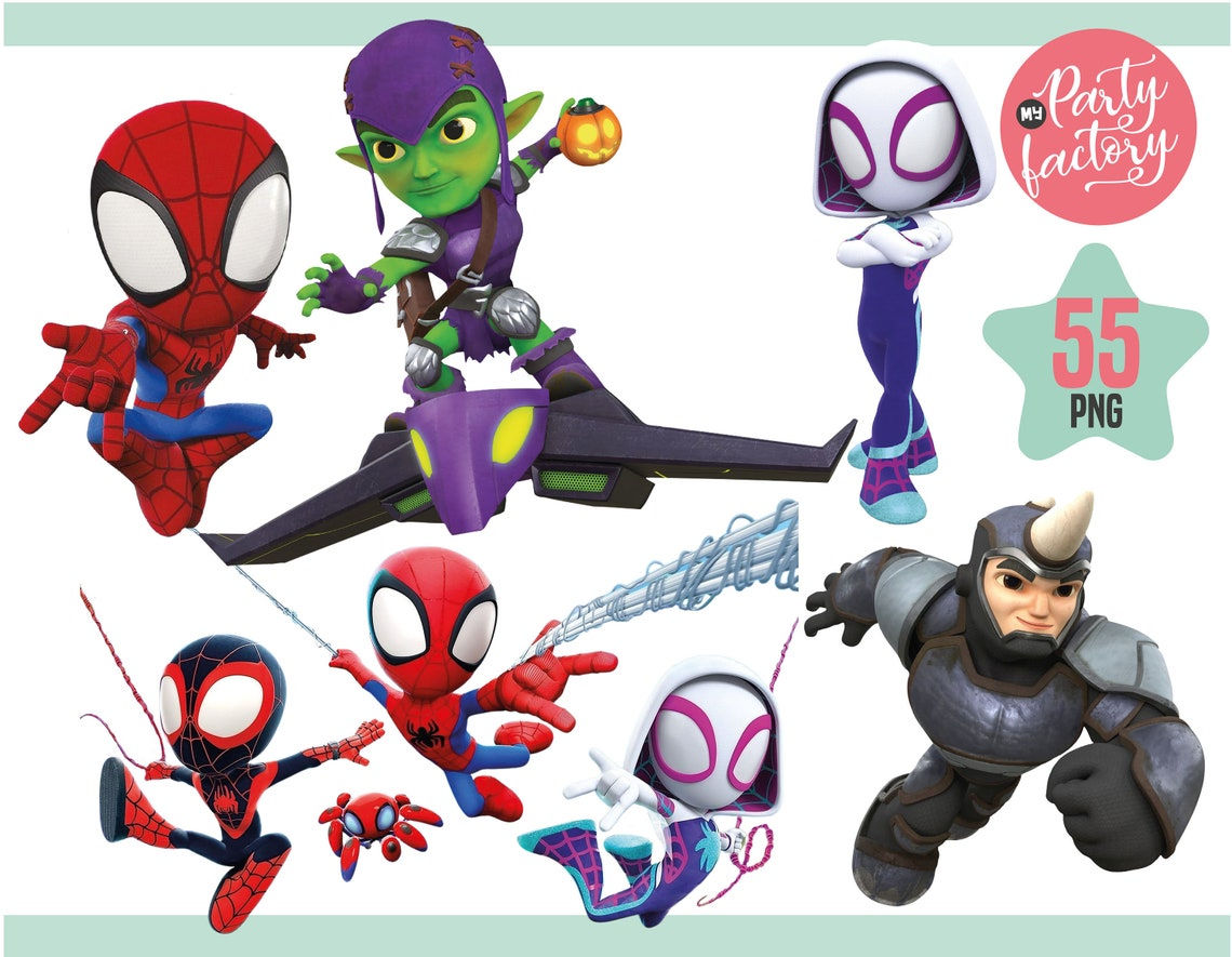 Wallpaper #Ix3SLZMBlOZrFDOkl9Jx35 Spidey and His Amazing Friends Png Images High Resolution Etsy Singapore