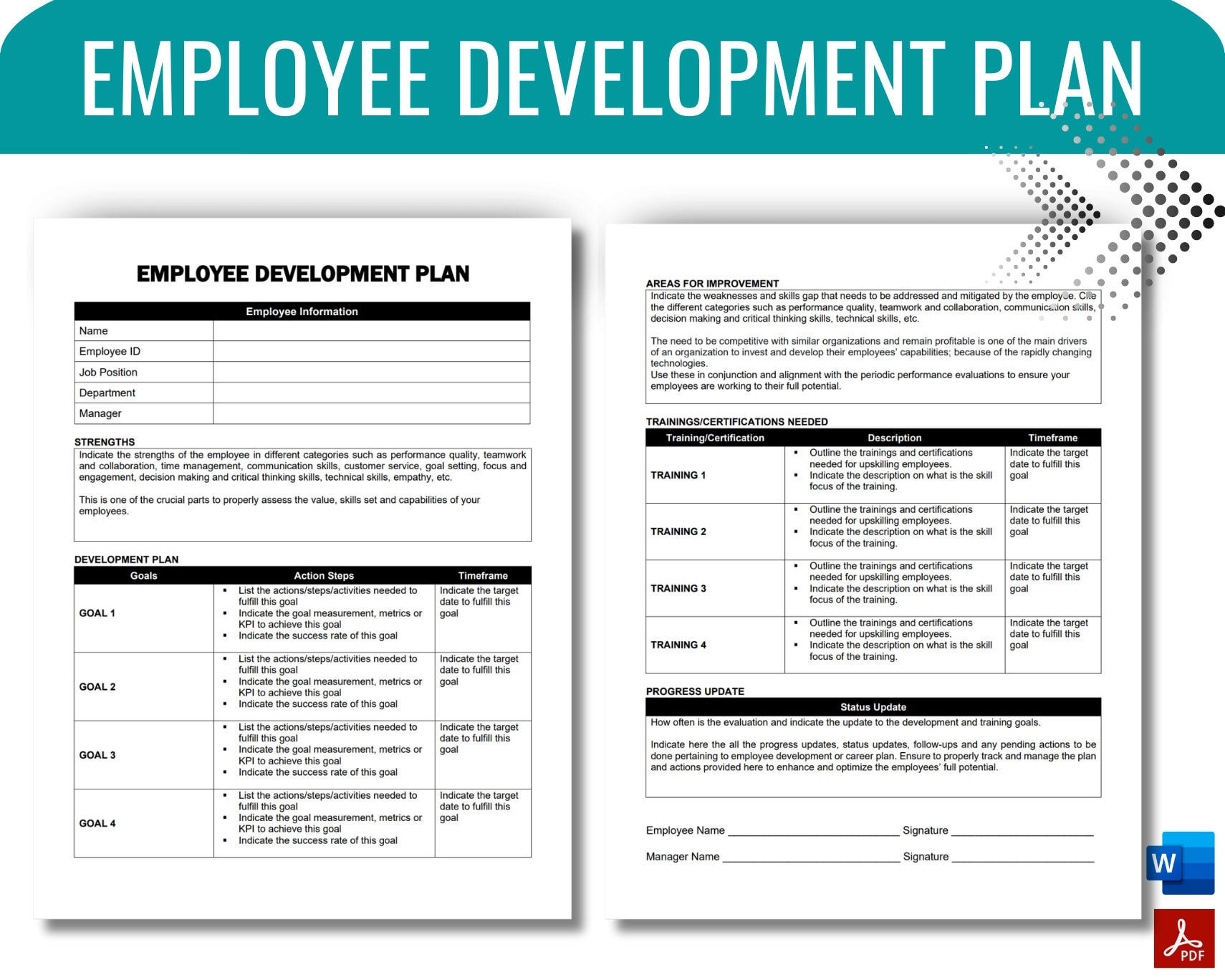Wallpaper #AE3CE 6 Employee Development Plan Examples to Inspire Your Own Free