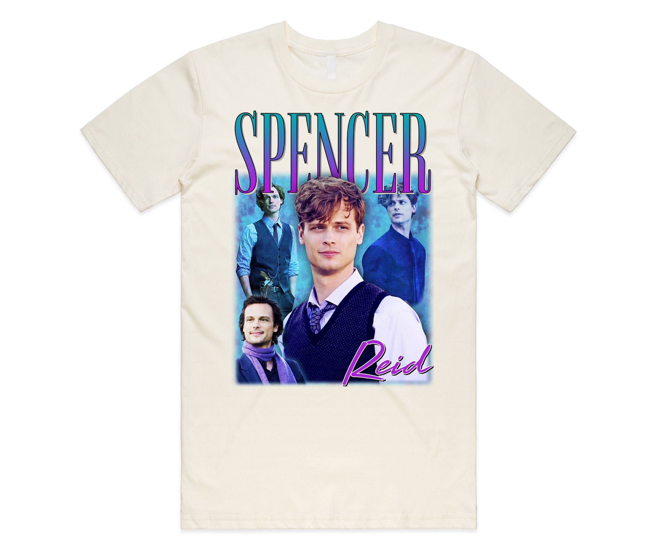 Wallpaper #WWiLHpMBSpphPi3-nClm227 Spencer Reid Homage T Shirt Tee Top Funny Retro 90s Gift TV Etsy Uk