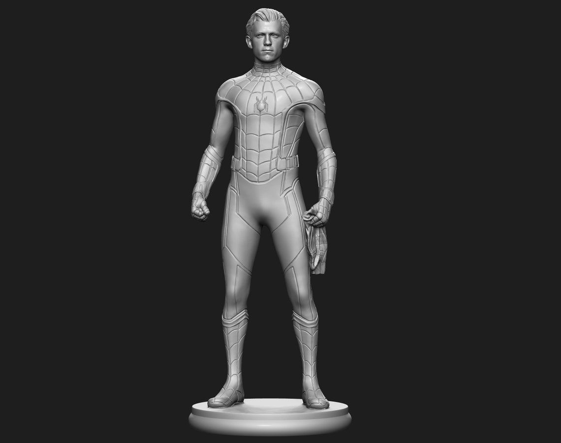 Wallpaper #VqUqMpMB0vj5YdARwtPH297 Spider Man Fan Art Statue Resin Model Figure Kit 3D Printed Etsy