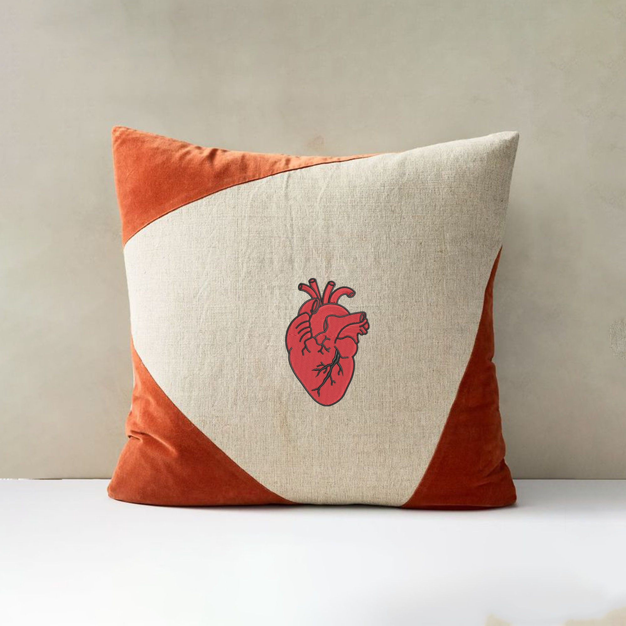 Wallpaper #12eRAJMBSpphPi3-GKYv83 Anatomical Heart Embroidery Design Human Heart Machine Embroidery