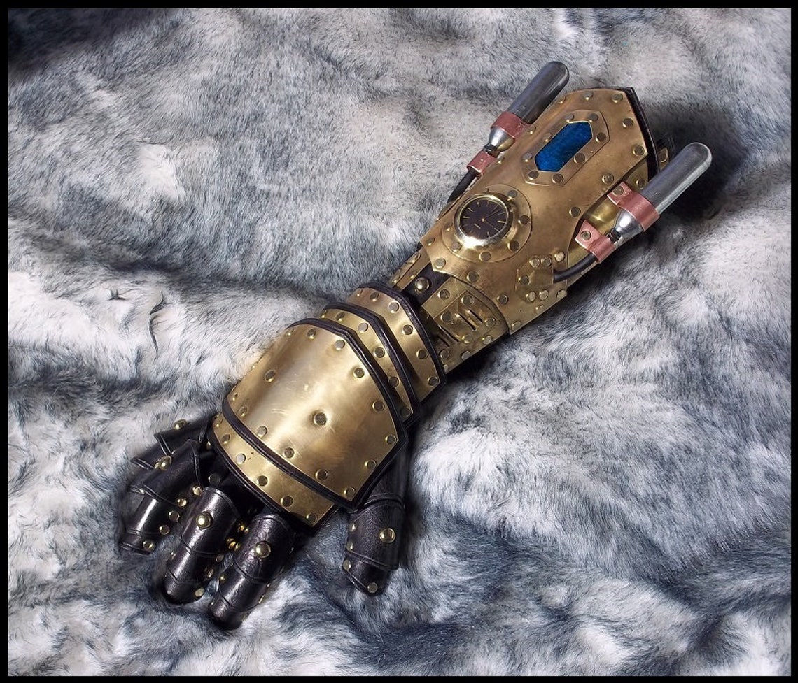 Wallpaper #4BkEF48BtGB6xQ78gG7-12 Steampunk Gauntlet Pneumatic Battle Fist Etsy