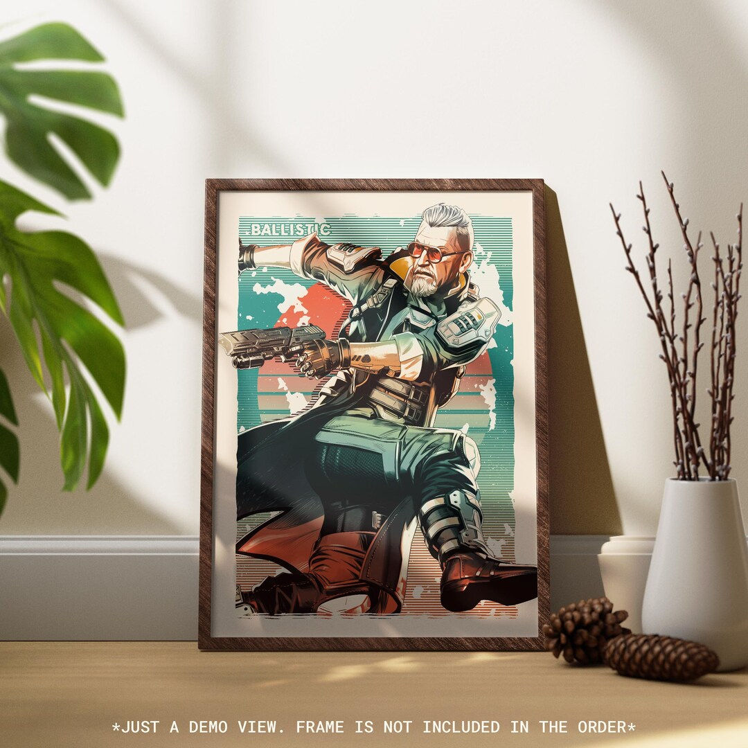 Wallpaper #Yiw4SZMB0E1QgA7wDPKu143 Ballistics Apex Legends Poster Ballistics Matte Paper Art Etsy