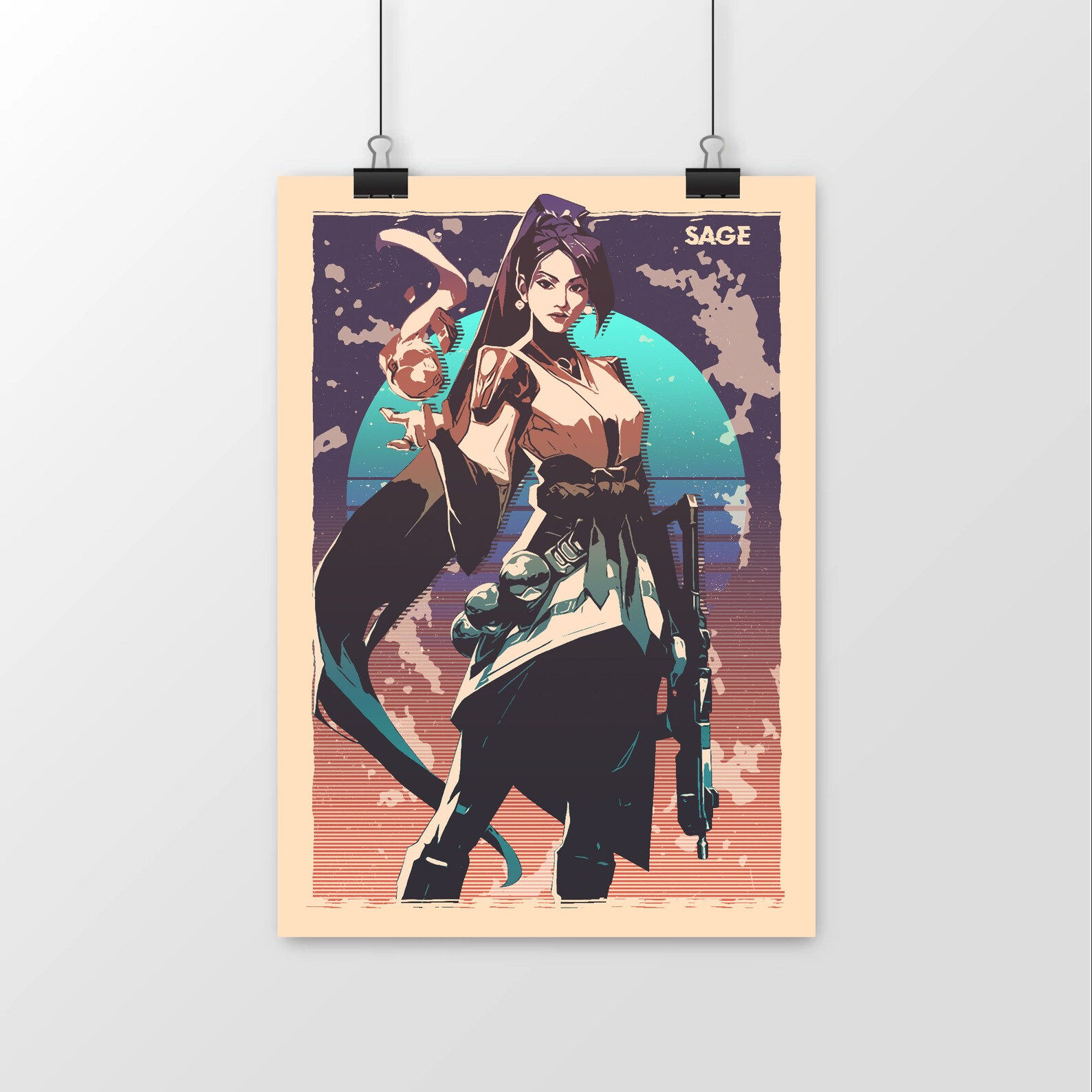 Wallpaper #wxnBBY8BtGB6xQ78R1KO12 Valorant Poster Valorant Sage Poster Valorant Premium Matte Etsy Uk