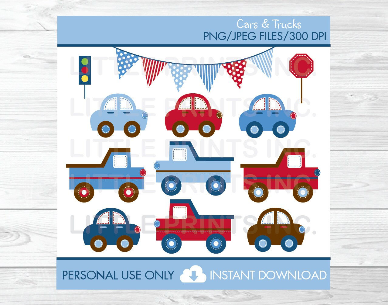 Wallpaper #bUKuPJMBOBpx0NhmTsGt282 Car Truck Transportation Vehicles Clipart Personal Use Instant Etsy