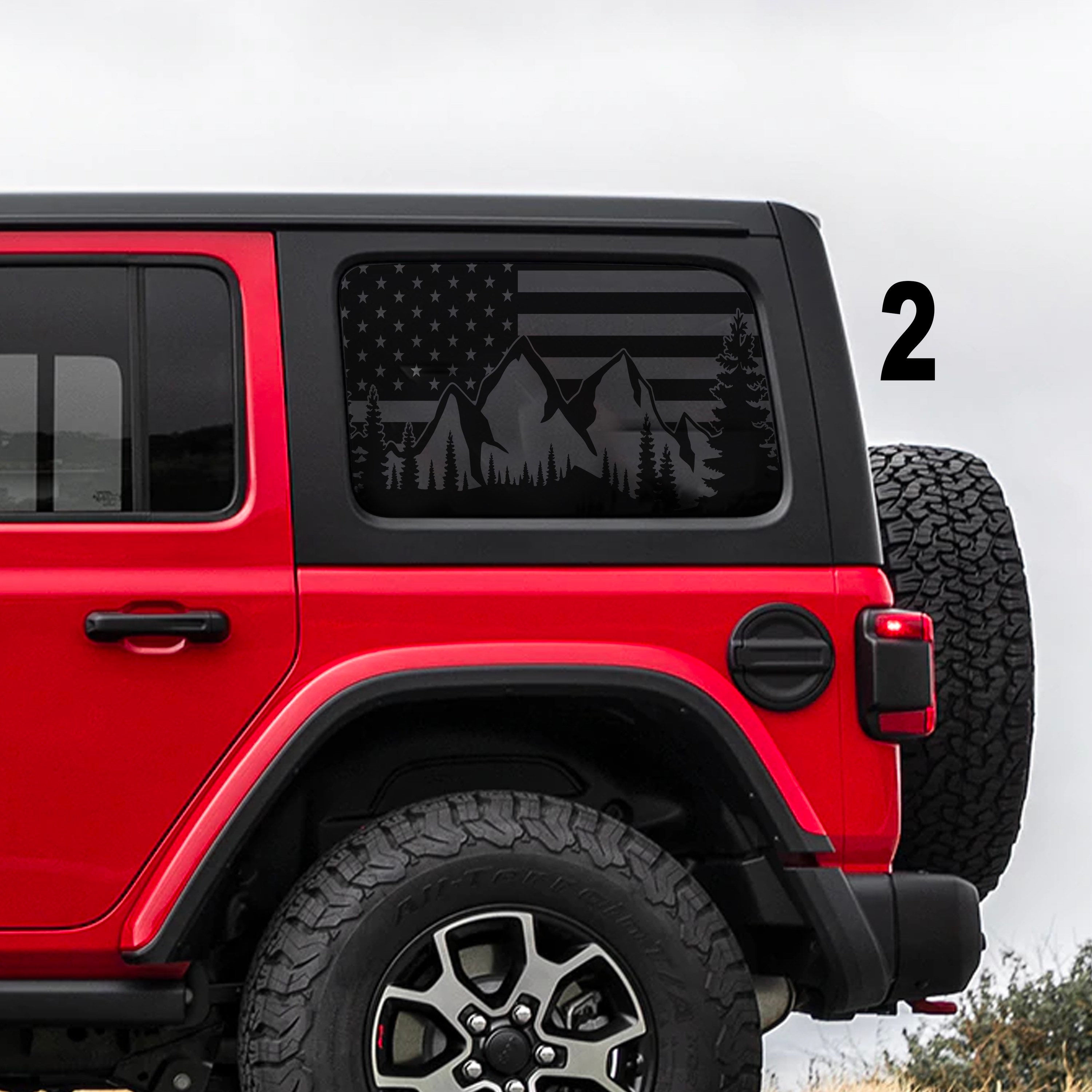 Wallpaper #uxnyO48BtGB6xQ78DbJj19 Jeep Wrangler 07 21 4 Door USA Window Decals Stickers Etsy