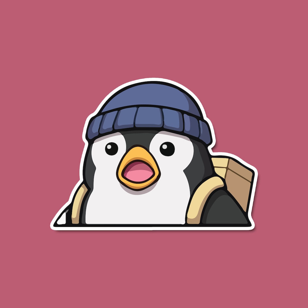 Wallpaper #YX3j8Y4Bnwiau_P6MAqm42 Surprised Penguin Valorant Spray Waterproof Sticker Valorant Meme