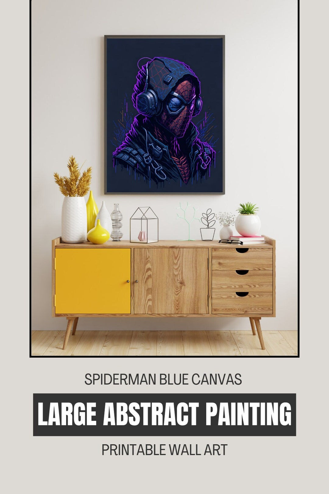 Wallpaper #EGiVFpMBSpphPi3-6QxI73 Spider Man Wall Art Painting Home Decor Room Painting Digital Print