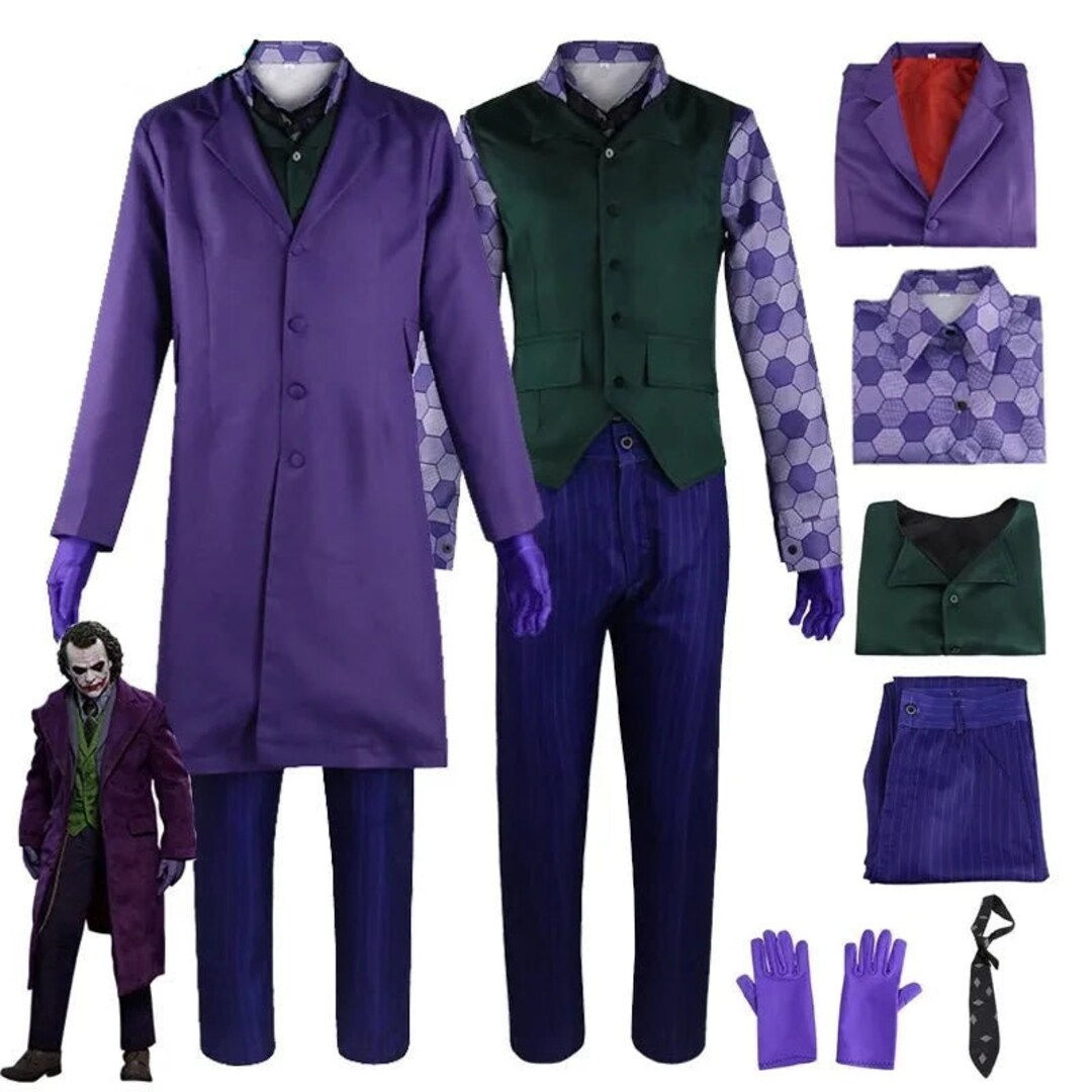 Wallpaper #gGgJJJMBSpphPi3-ljeM279 Joker Kostum Cosplay Heath Ledger the Dark Knight Joker Etsy Osterreich