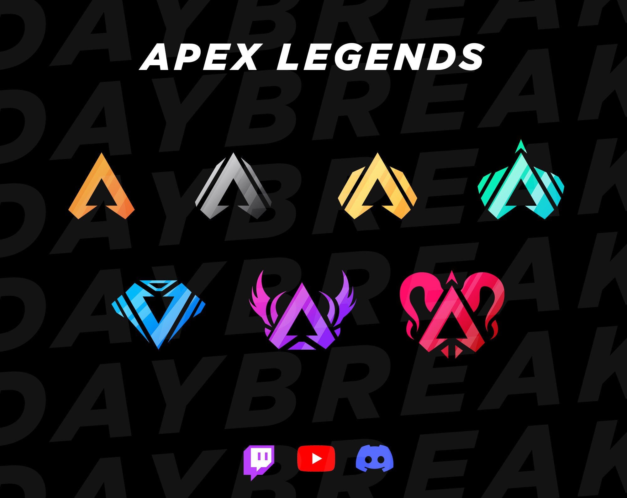 Wallpaper #m6VTOJMBVBiSkHCa1o1r150 Twitch Sub Badges Apex Legends Bit Badges Emote Kawaii Etsyde