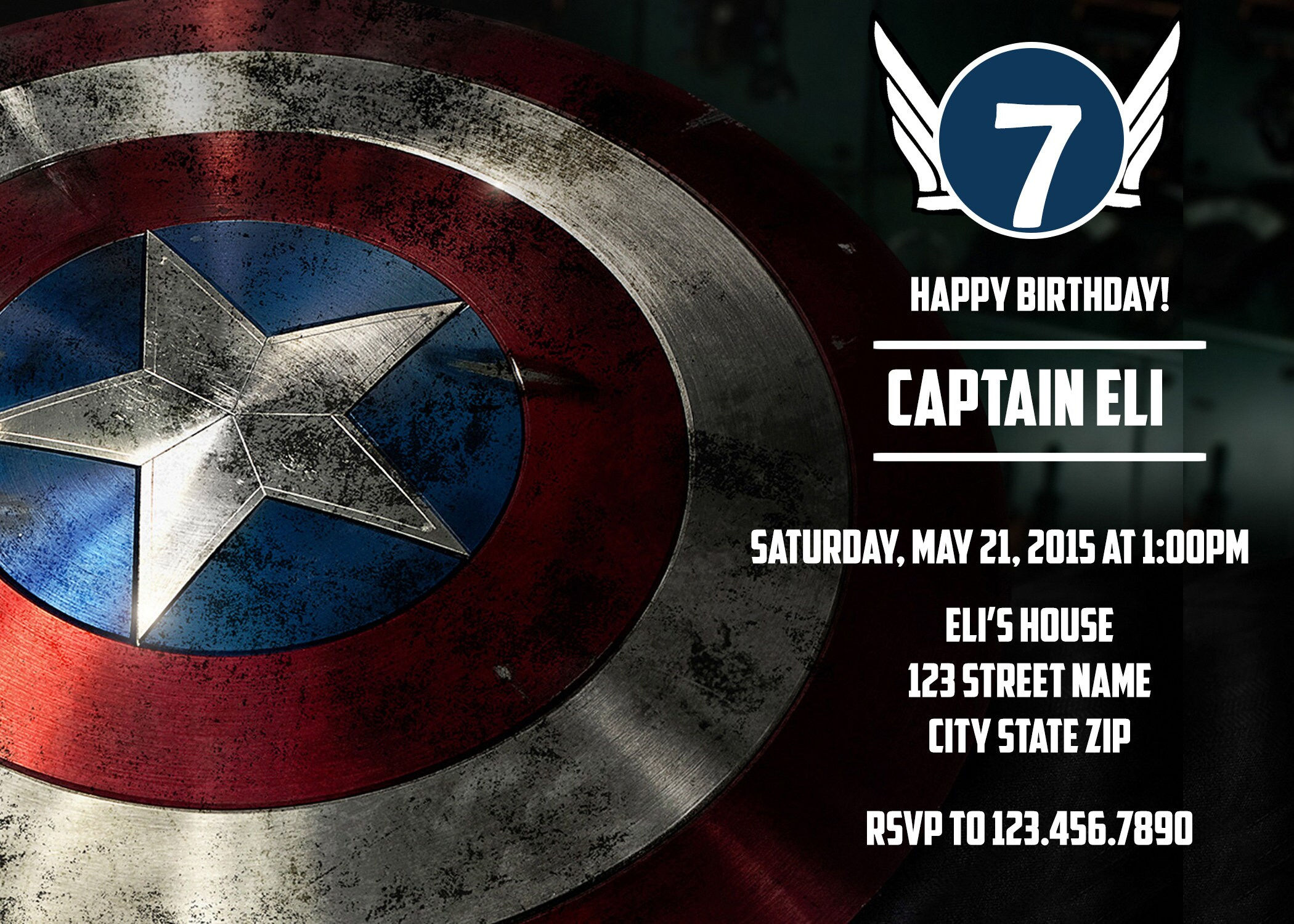 Wallpaper #i2cP5pIBSpphPi3-eTKB27 Captain America Birthday Invitation Etsy