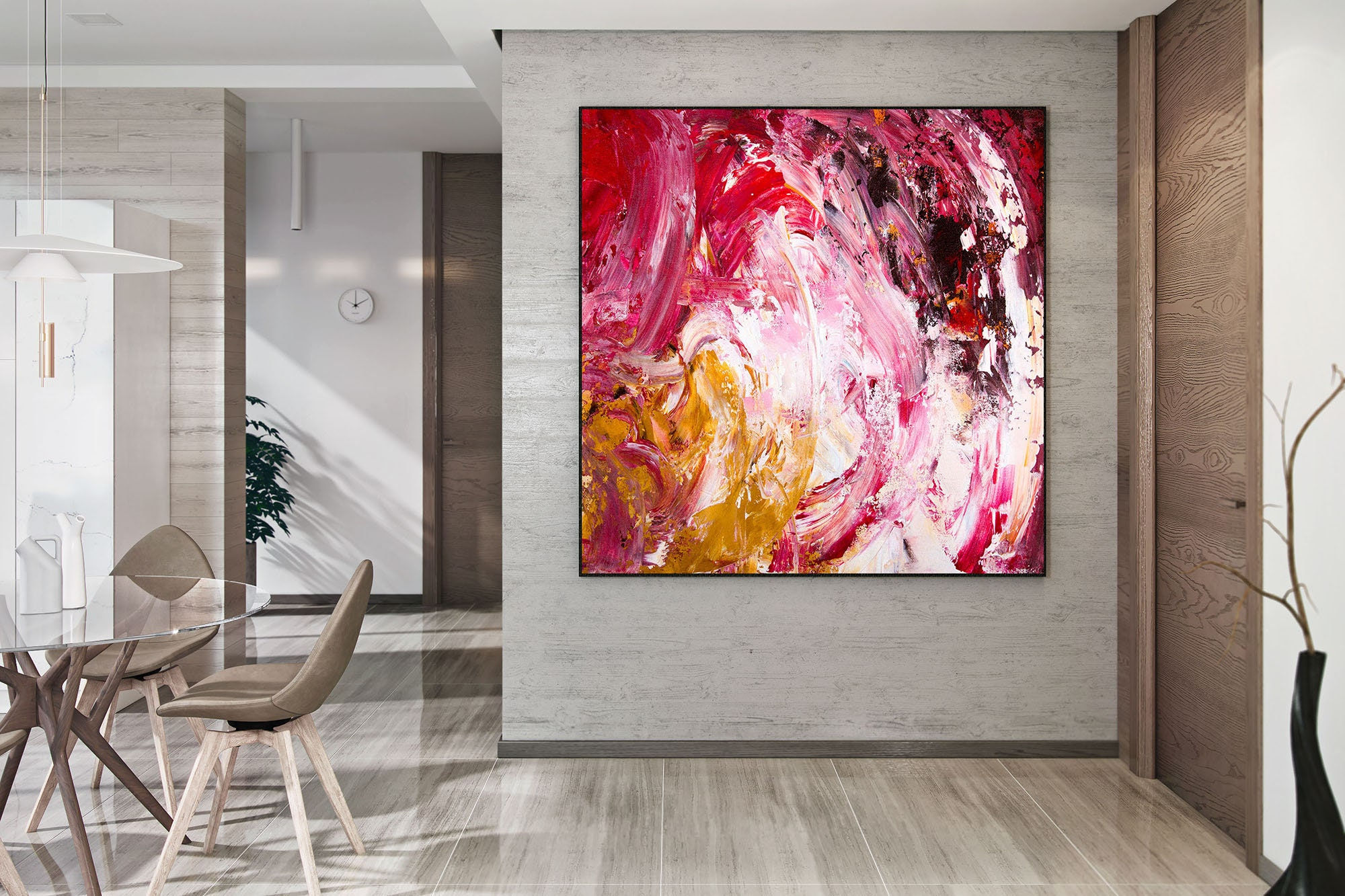 Wallpaper #DLjRPpIBJvJKYCmEuM3i21 Large Abstract Art on Canvas Artwork Originalbedroom Wall Etsy