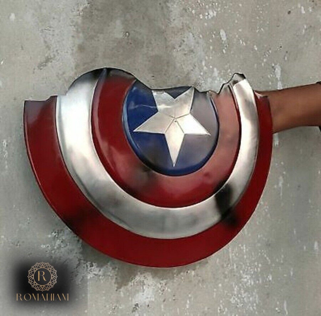 Wallpaper #6mdwCZMBSpphPi3-es_S24 Medieval Shield Cosplay Captain America Broken Shield Metal Etsy