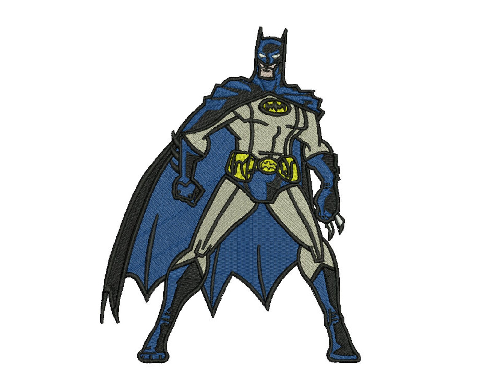Wallpaper #z2iuJJMBSpphPi3-ijlY1 Batman Embroidery Design 4 3 Sizes Etsy