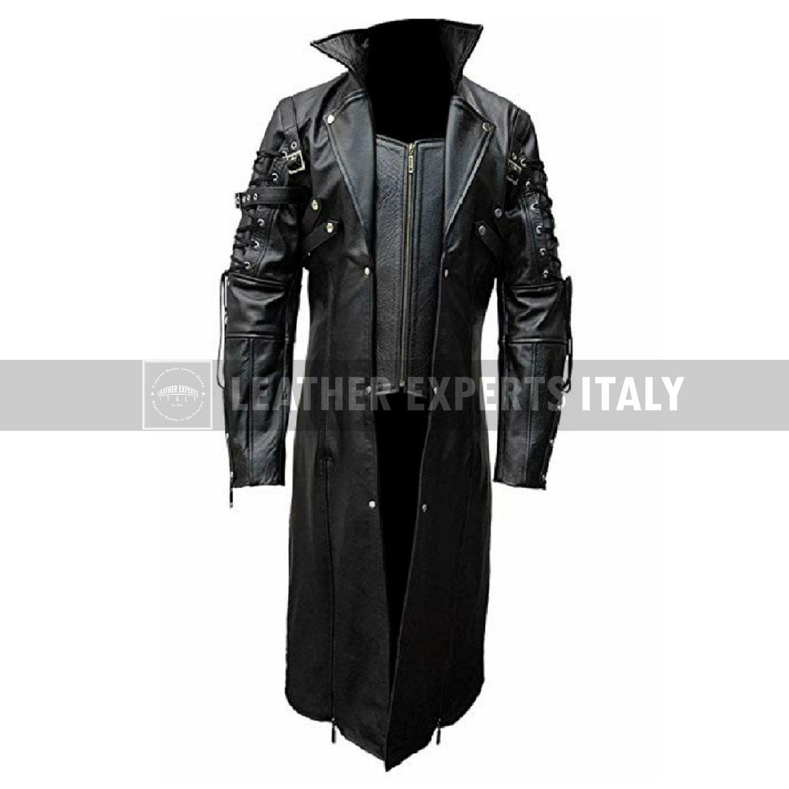 Wallpaper #kyxGSZMB0E1QgA7wmPIG199 Mens Leather Steampunk Coat Long Leather Coat Trench Coat Real Etsy