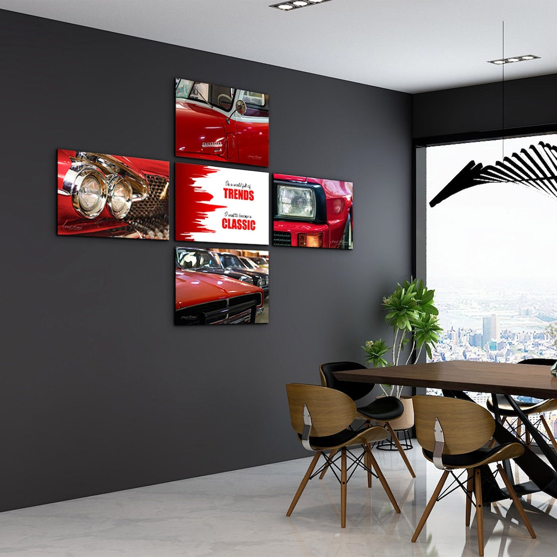 Wallpaper #rkUvl44B7YBJg1BV8qDJ2 Classic Car Wall Art Cars Wall Art Cars Wall Decor Combo Etsy