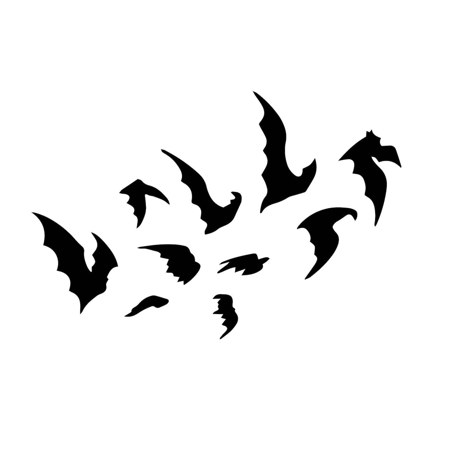 Wallpaper #80b81 Halloween Moon Bats Clipart Halloween Clipart Bats Etsy