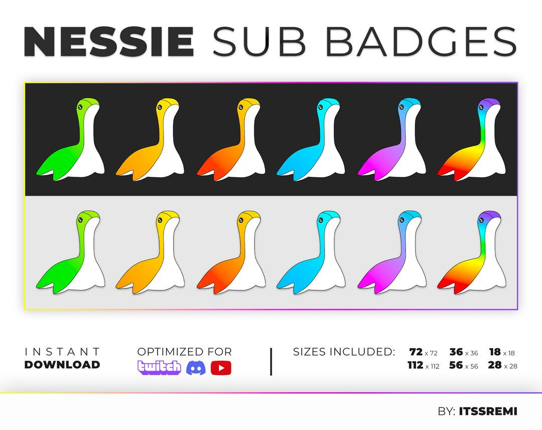 Wallpaper #QeqdVpMBlwTYPL18lxBo162 Apex Legends Nessie Sub Badges for Twitch Etsy