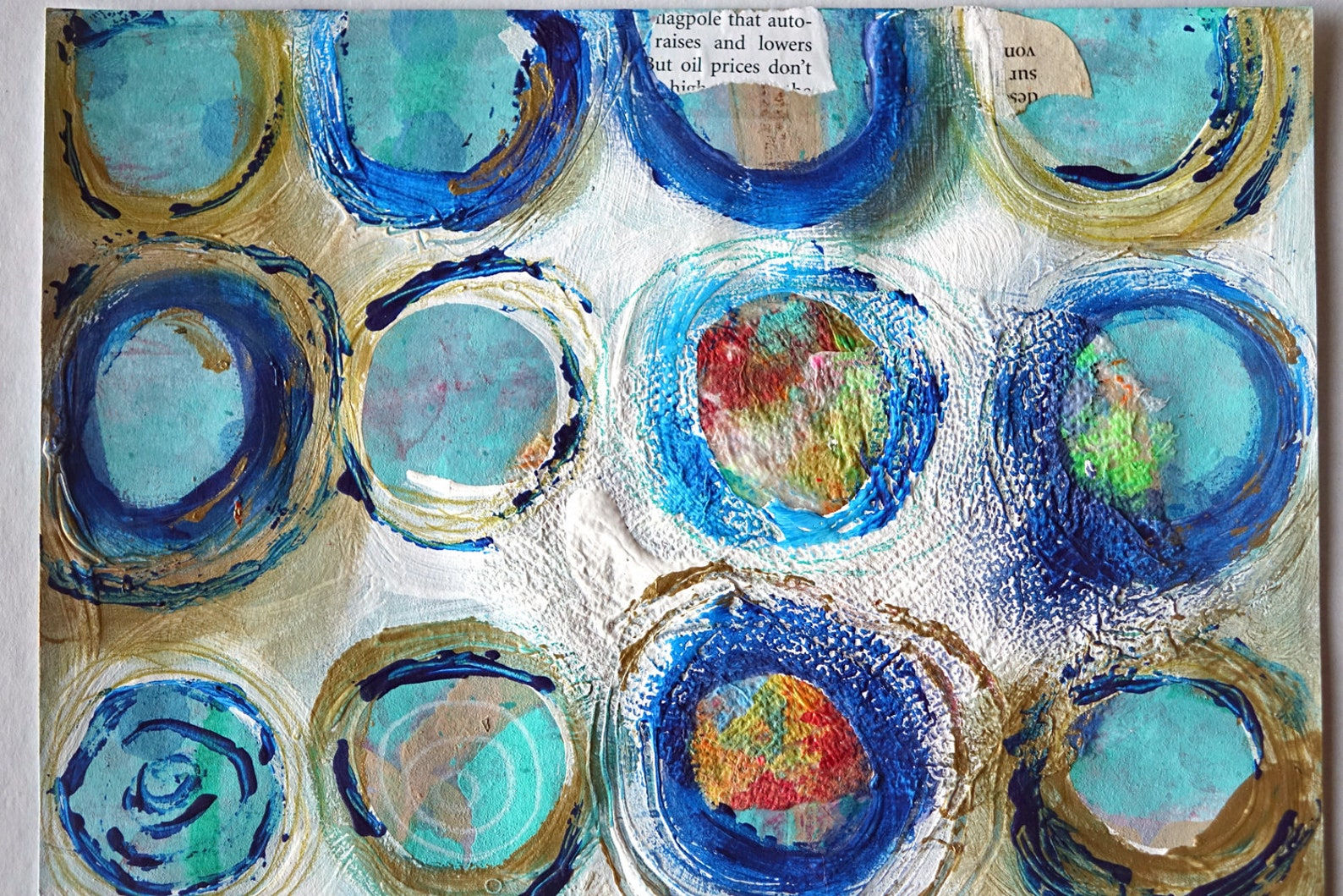 Wallpaper #52dQ-5IBSpphPi3-YpO855 Abstract Painting Circles Painting Original Mixed Media Etsy Canada