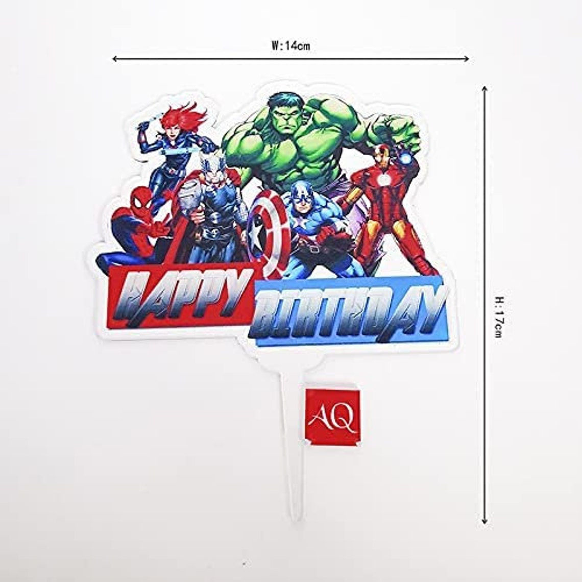 Wallpaper #0DG3NZMB5zzyi_yY0lfv233 Avengers Happy Birthday Cake Topper Birthday Party Etsy