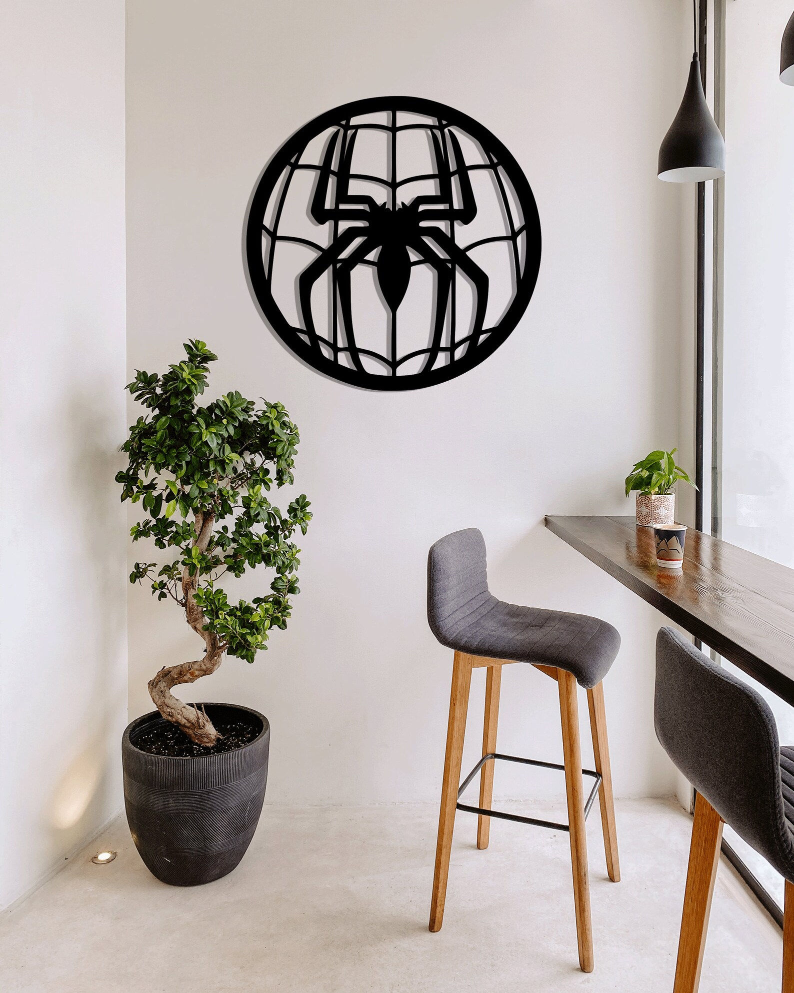 Wallpaper #EGiVFpMBSpphPi3-6QxI18 Spider Spider Man Wall Art Laser Cut Svg Dxf Pdf Silhouette Etsy