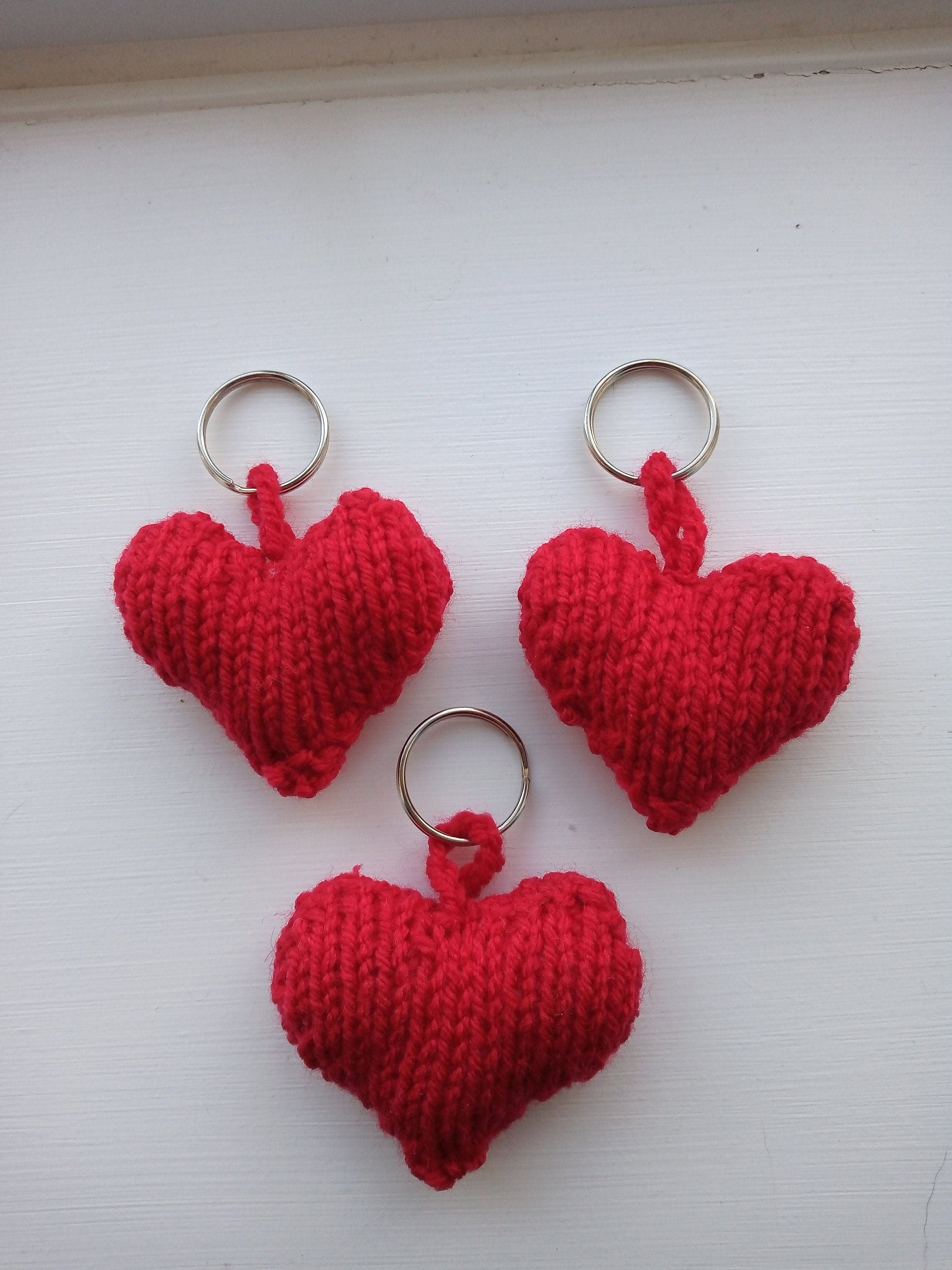 Wallpaper #HGdy7ZIBSpphPi3-_1jy135 Hand Knitted Heart Keyring Etsy