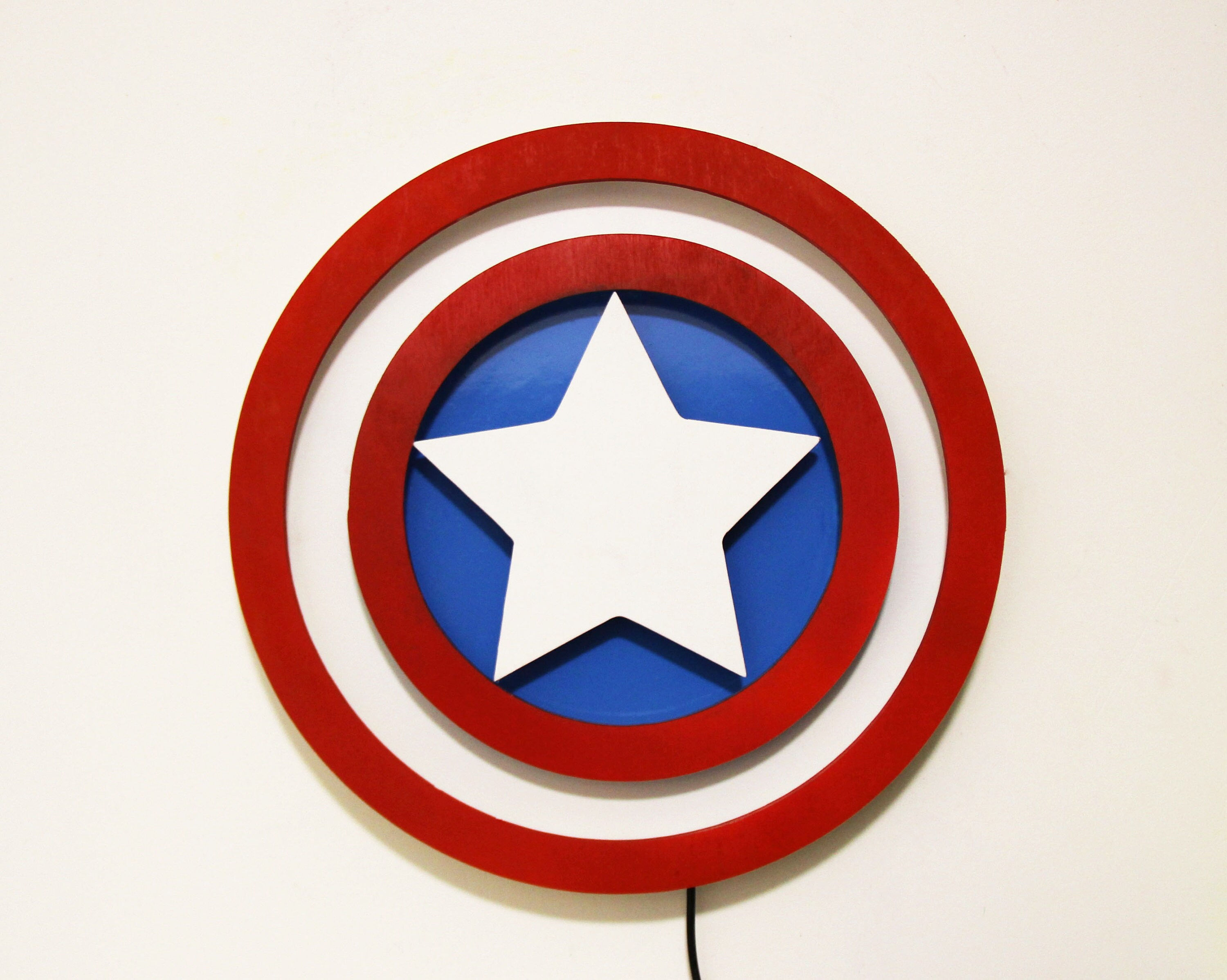 Wallpaper #UBURuY4BmMigT4UnqlUi43 Captain America Lamp Night Lights Avengers Superheroes Sign Etsy