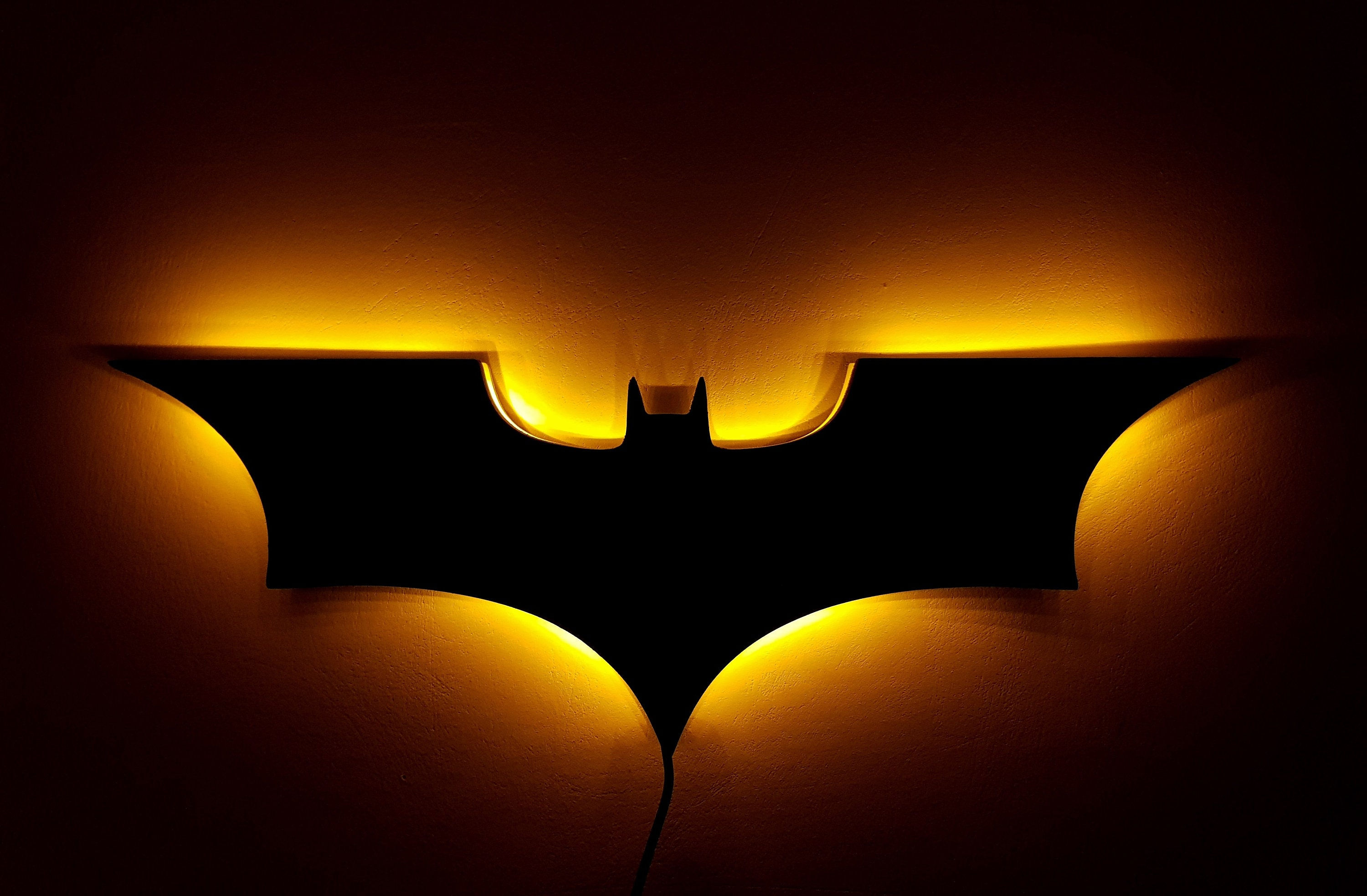 Wallpaper #Bn3h844Bnwiau_P6LQ6a45 Batman Lamp Night Lights LED Batman Logo Bat Signal Etsy