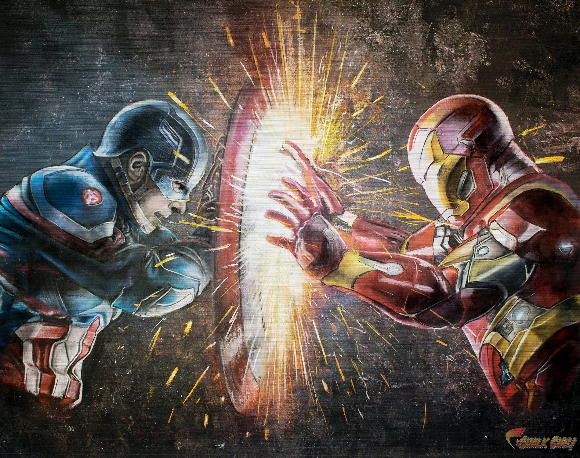 Wallpaper #xzEUNpMB5zzyi_yYV1iX16 Captain America vs Iron Man Avengers