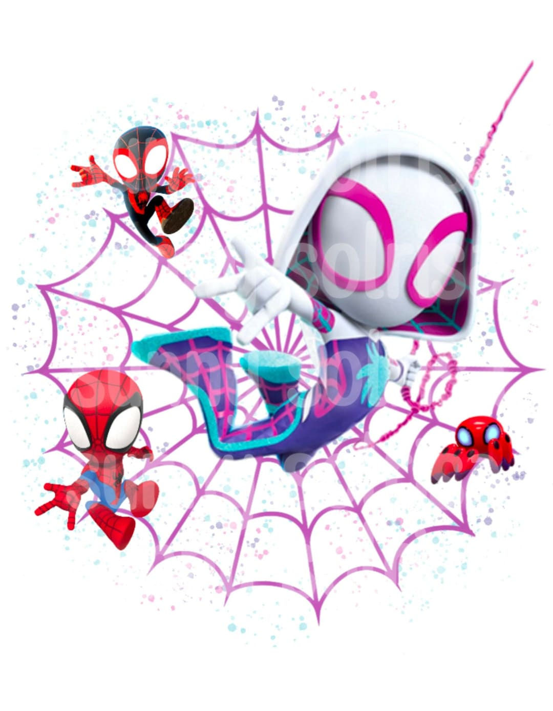 Wallpaper #g_RLOZMBKFX8bn3rLHYG78 Ghost Spider Png Jpg Sublimation Spidey and His Amazing Friends Etsy