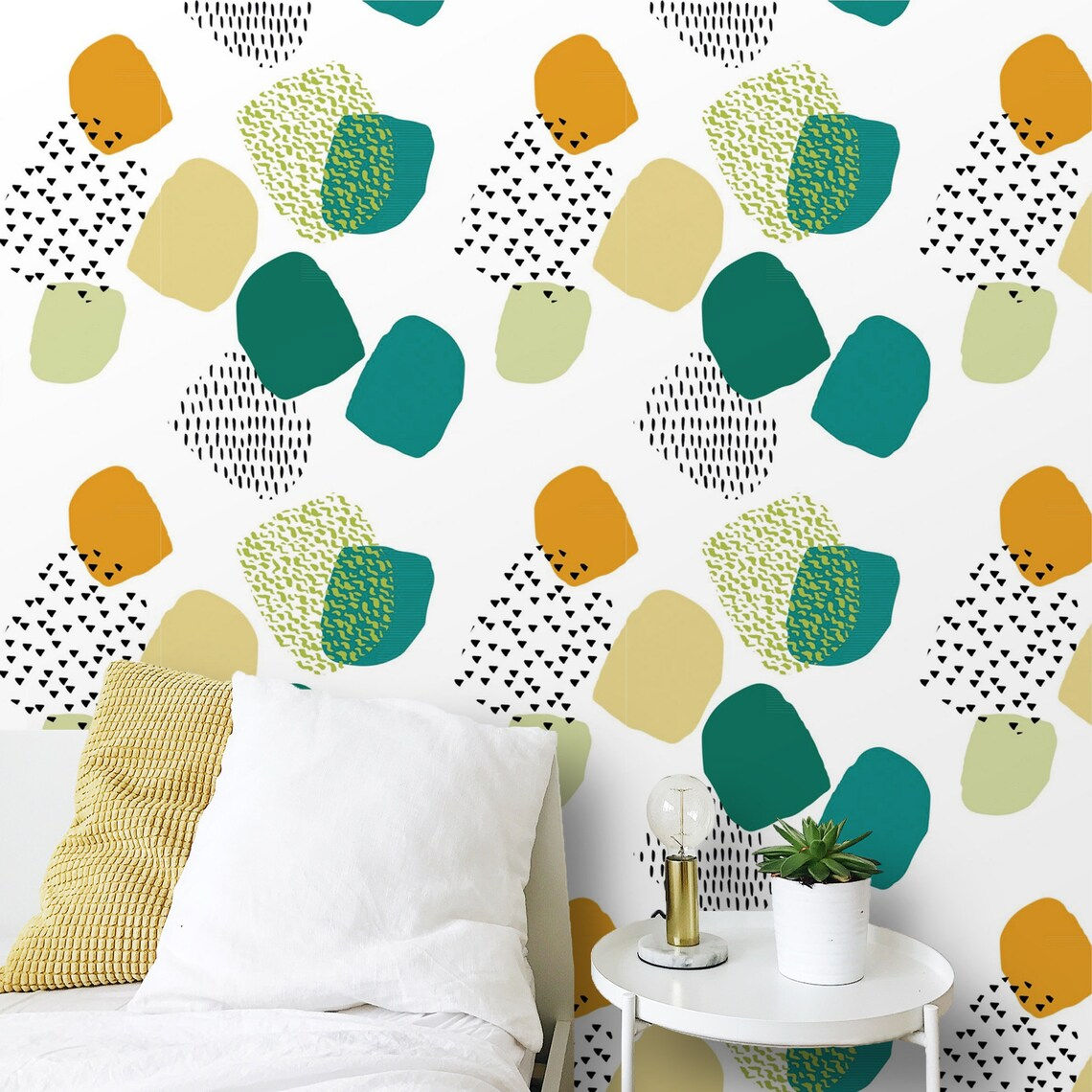 Wallpaper #8xn9KY8BtGB6xQ78_okz3 Removable Abstract Geometric Wallpaper Peel and Stick Self Etsy