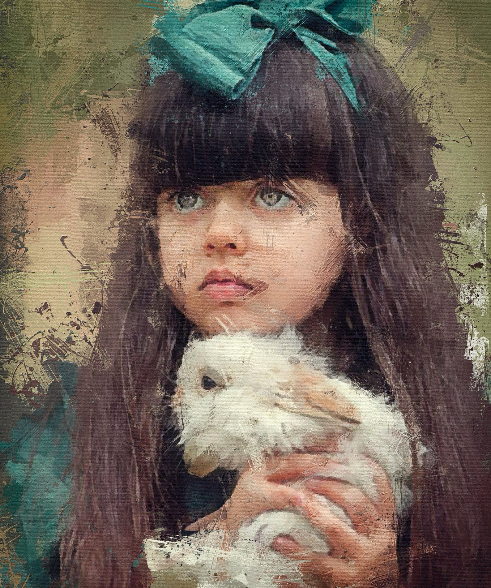 Wallpaper #emfj_ZIBSpphPi3-hJ0I212 Custom Painting from Photo to Painting Custom Portrait from Photo