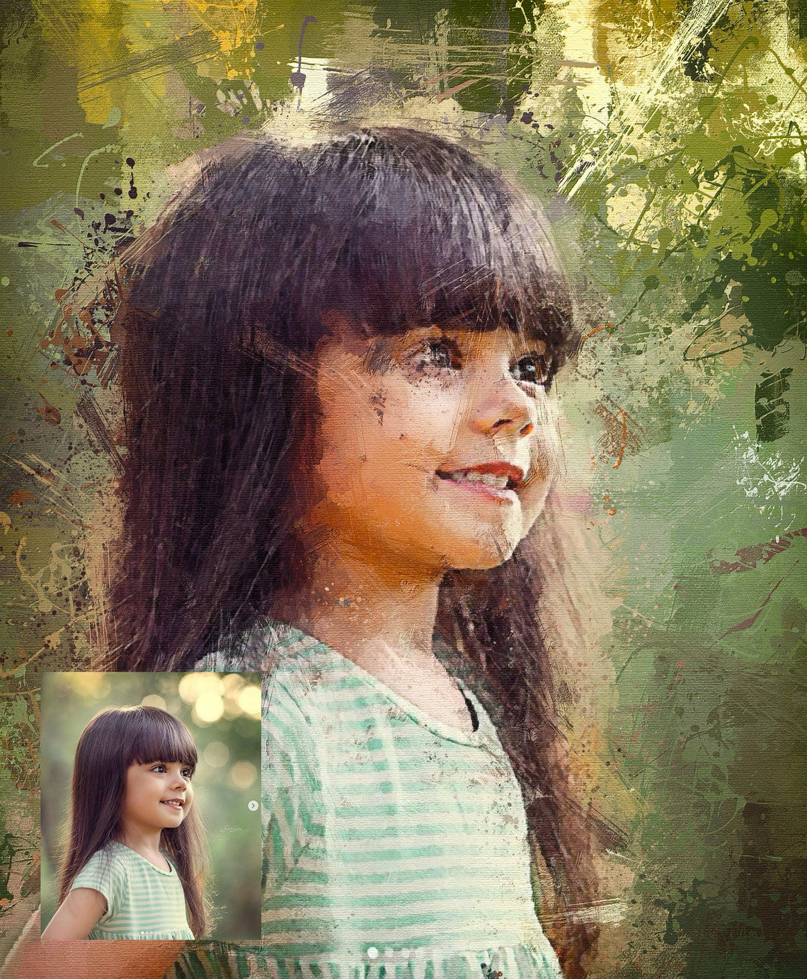 Wallpaper #emfj_ZIBSpphPi3-hJ0I229 Custom Painting from Photo to Painting Custom Portrait from Photo