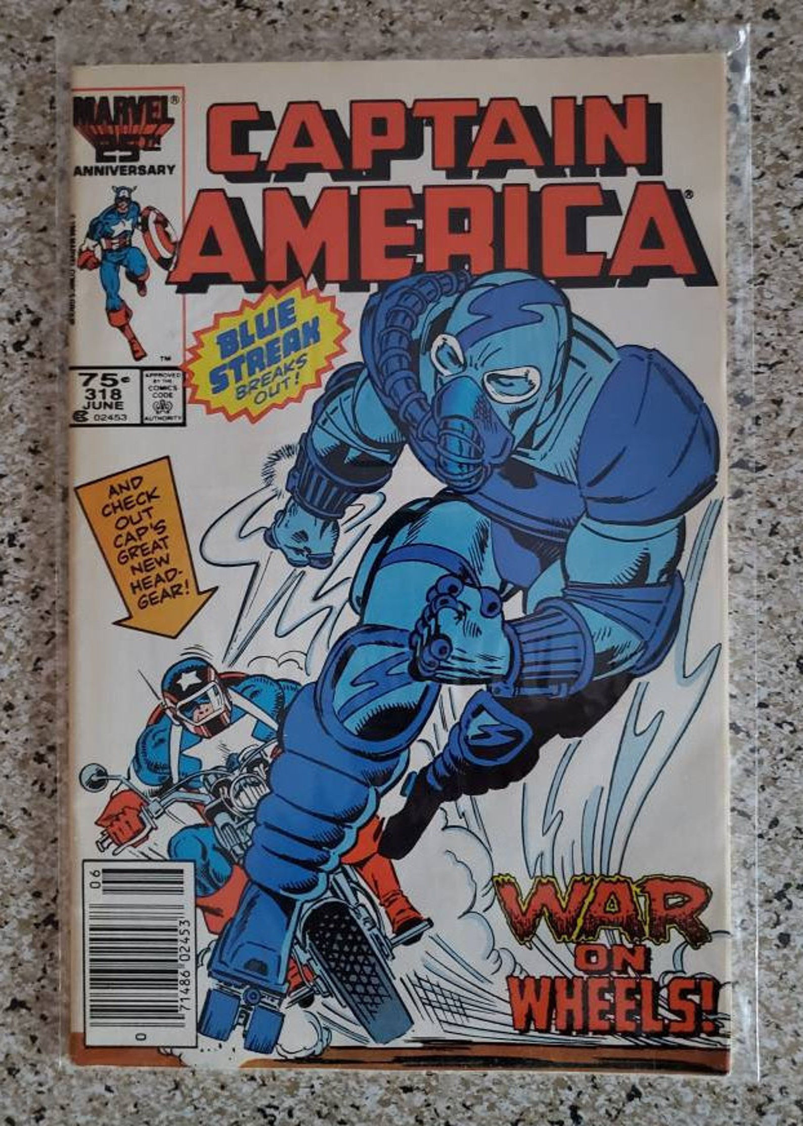 Wallpaper #PnQzw44B_8f4nGFagHDK38 Captain America Volume 1 Issue 318 Etsy