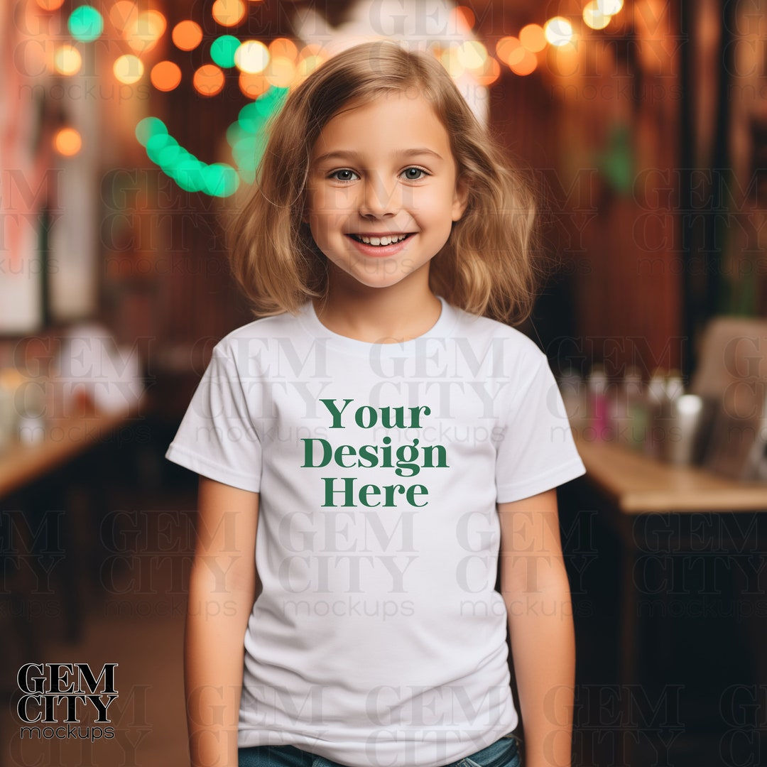 Wallpaper #fjGgNZMB5zzyi_yYSVdF52 St Patricks Day Mockup Kids Mockup Bella Canvas 3001y White Tshirt