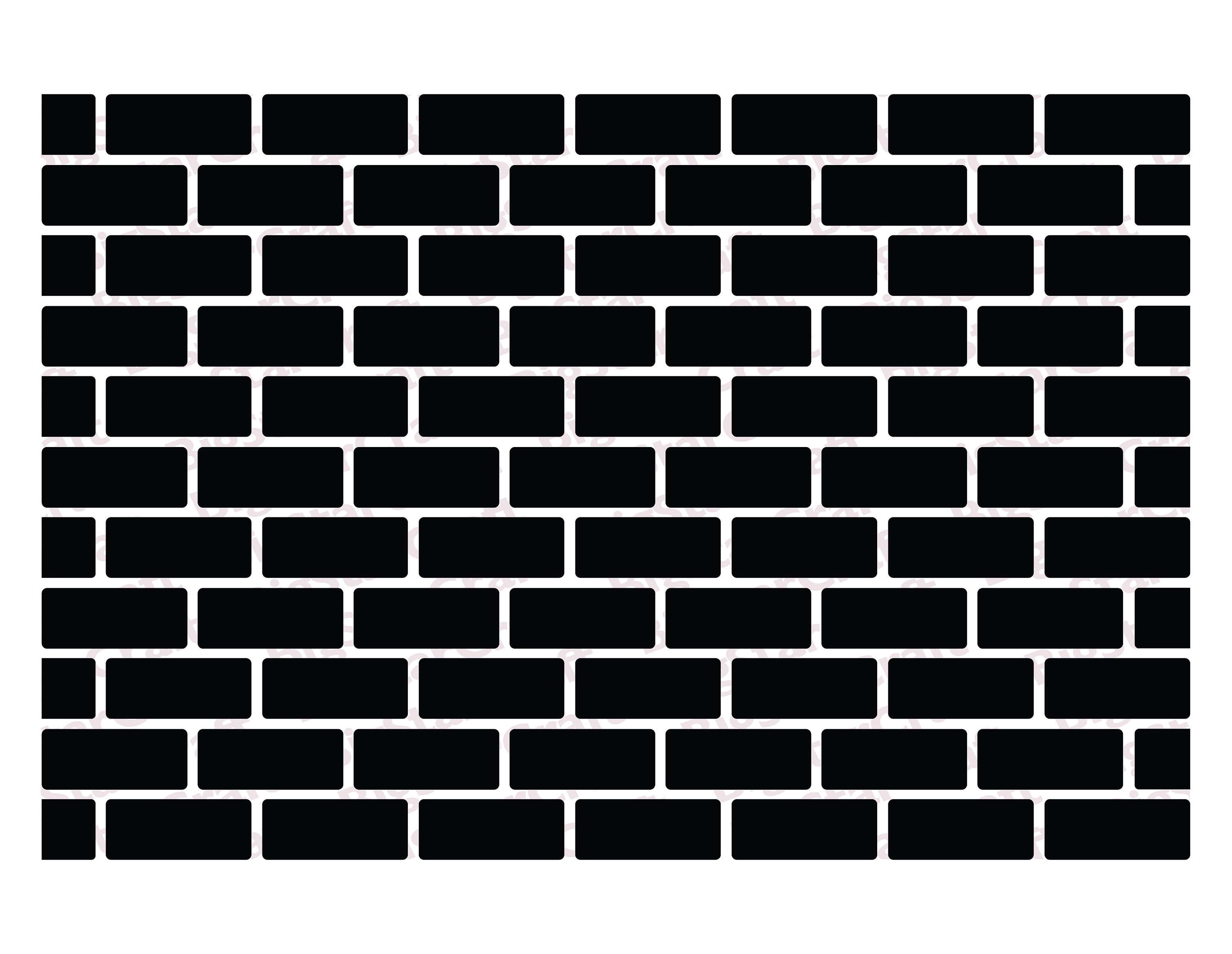 Wallpaper #UmdW6pIBSpphPi3-sUax354 Brick Wall Svg Instant Download Brick Pattern Background Etsy