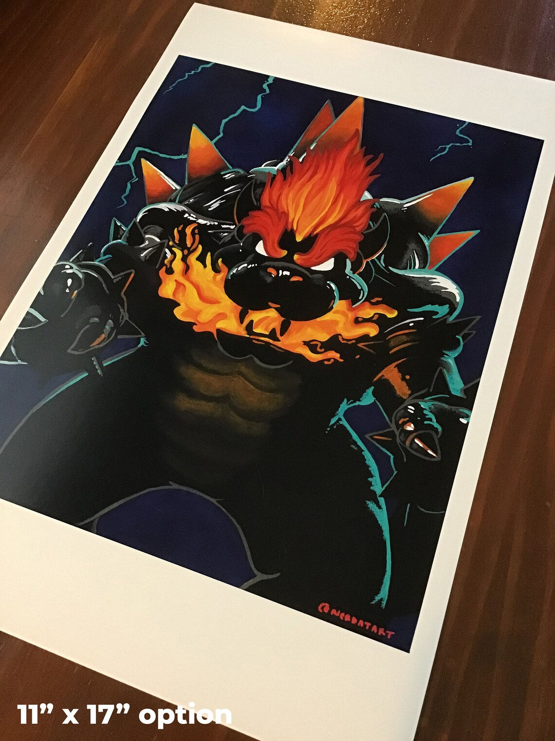Wallpaper #8c6vJZMB71dOy6JZMRQu13 Kaiju Bowser Bowsers Fury Fan Art Print Etsy