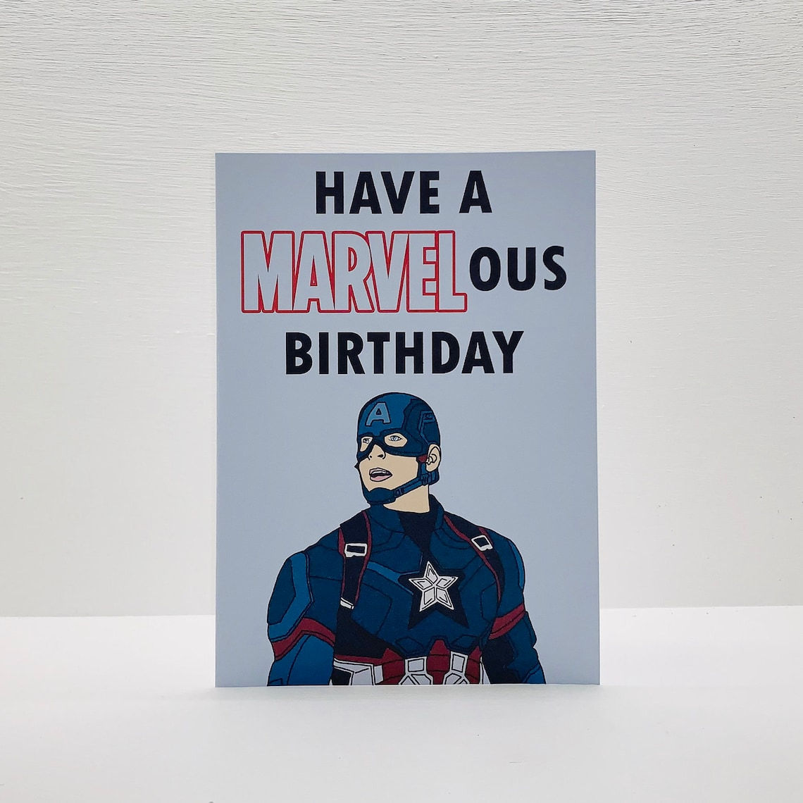 Wallpaper #wHQxwo4B_8f4nGFaiW6B54 Birthday Card Captain America Birthday Card Marvel Birthday Etsy